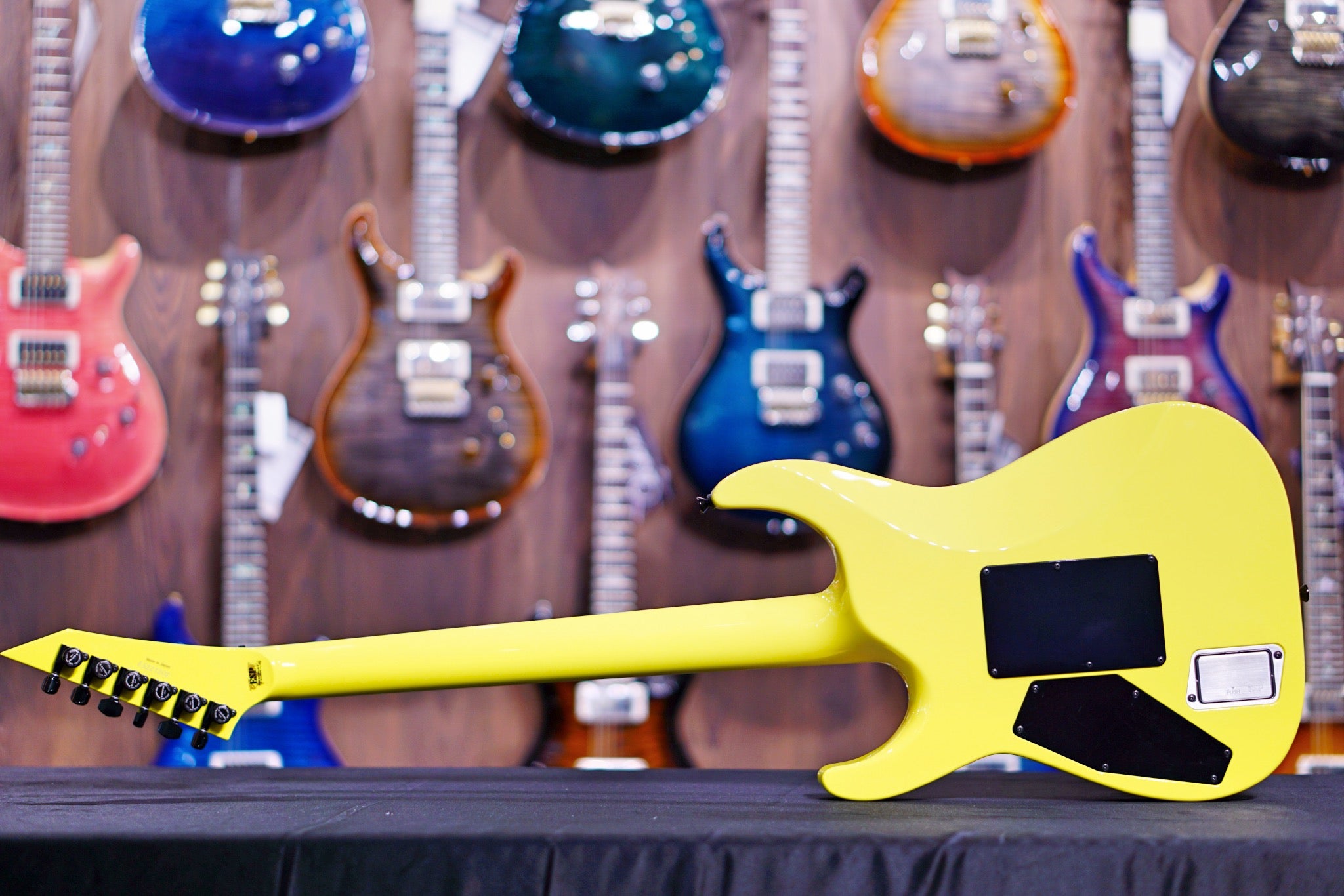 ESP Original M-II CTM Neon Yellow E3221202 - HIENDGUITAR ESP GUITAR