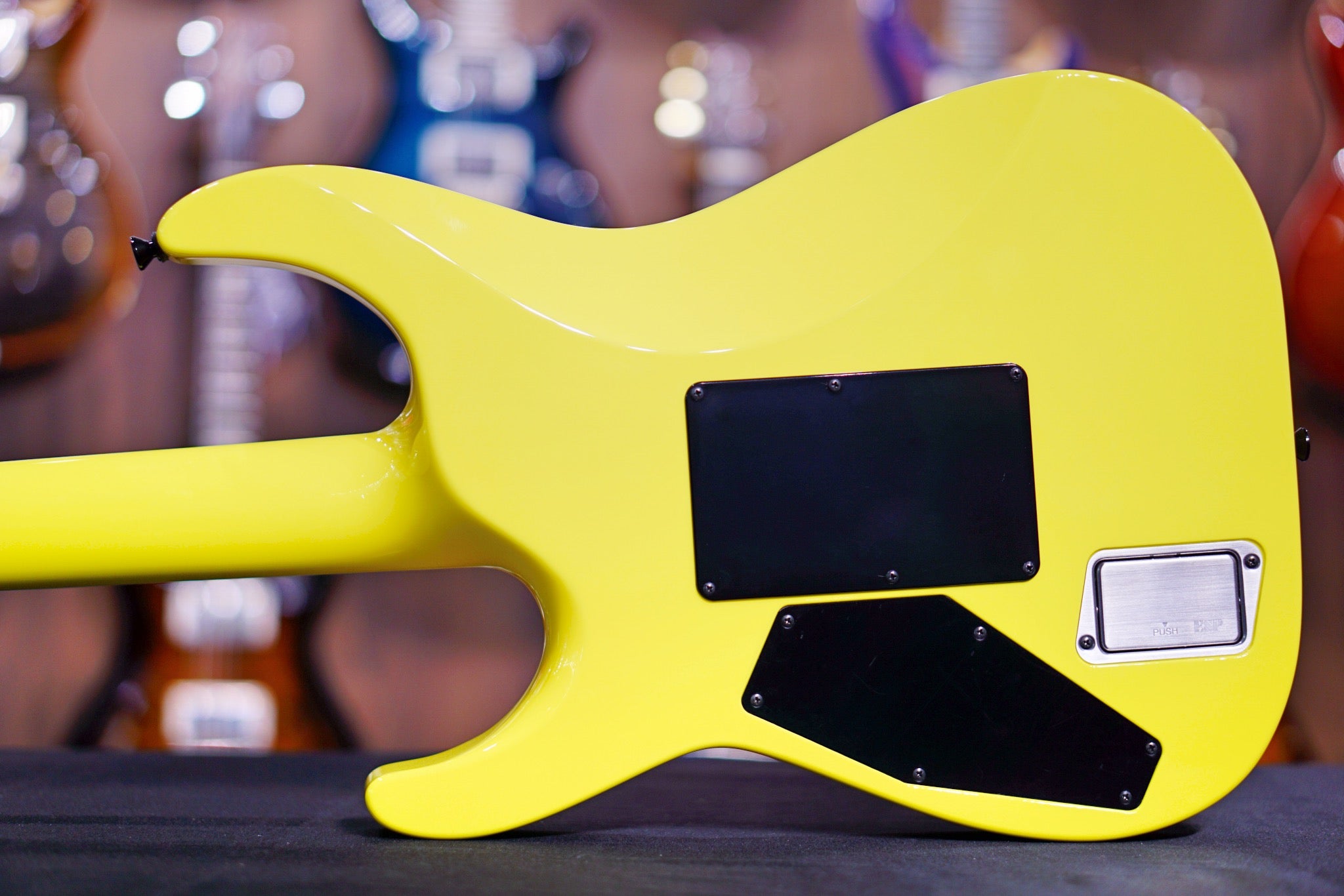 ESP Original M-II CTM Neon Yellow E3221202 - HIENDGUITAR ESP GUITAR