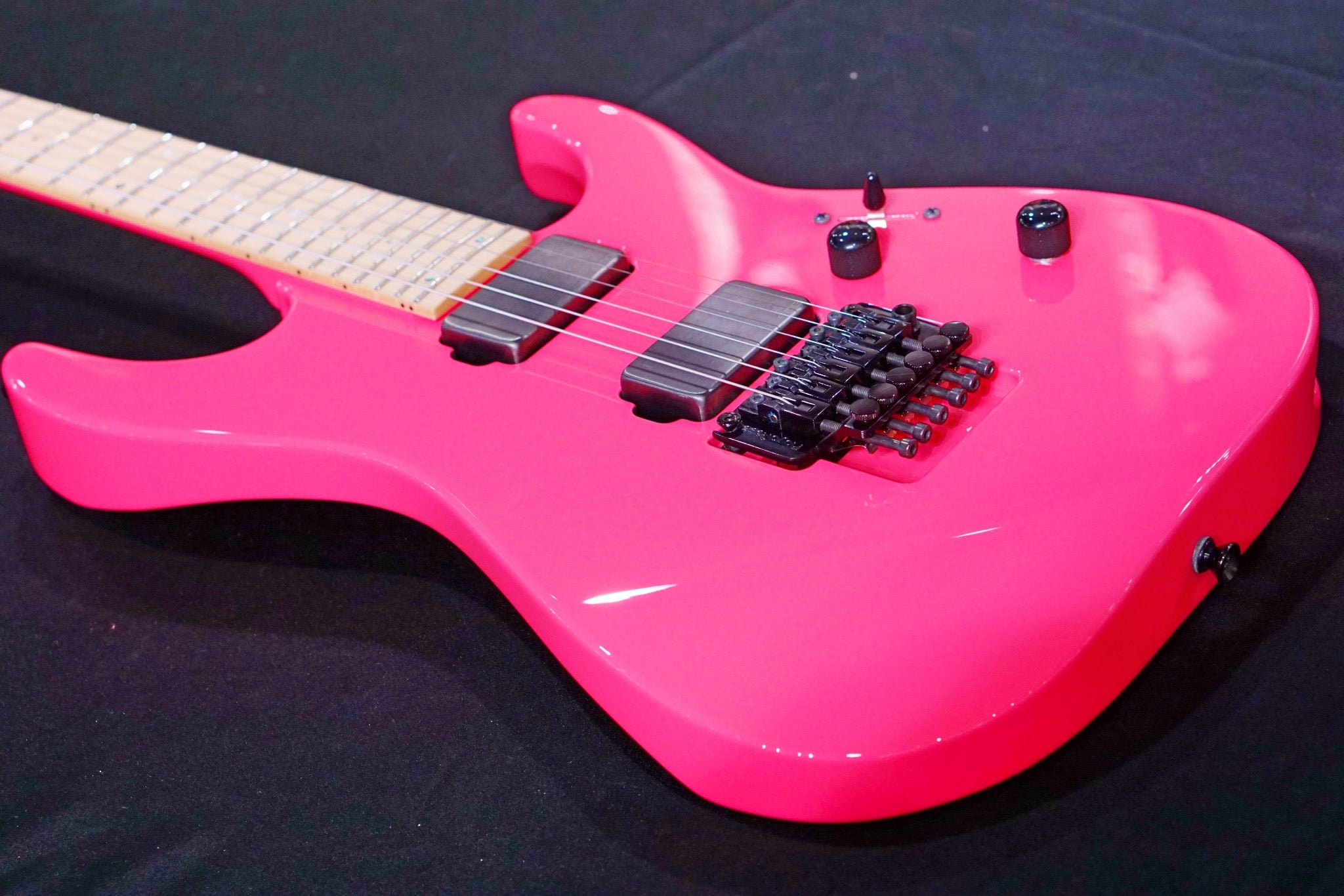 ESP ORIGINAL M-II DX/M Neon Pink E2370202 - HIENDGUITAR ESP GUITAR
