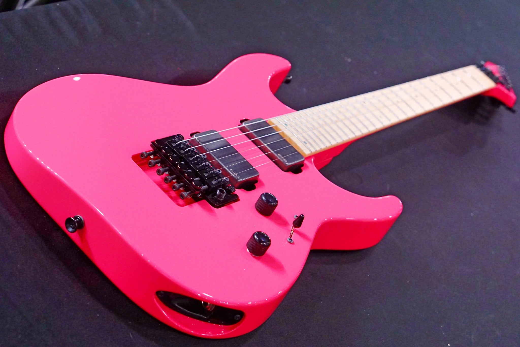 ESP ORIGINAL M-II DX/M Neon Pink E2370202 - HIENDGUITAR ESP GUITAR