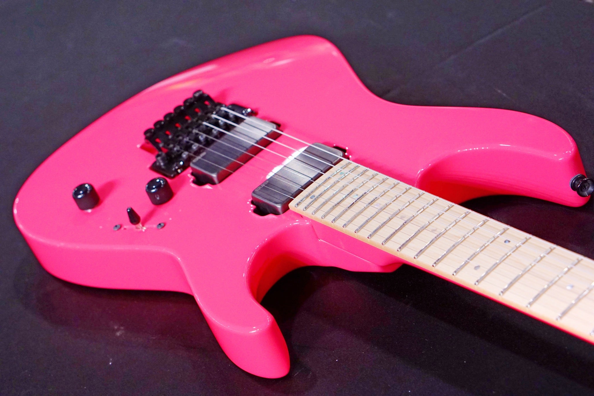 ESP ORIGINAL M-II DX/M  Neon Pink E2370202 - HIENDGUITAR   ESP GUITAR