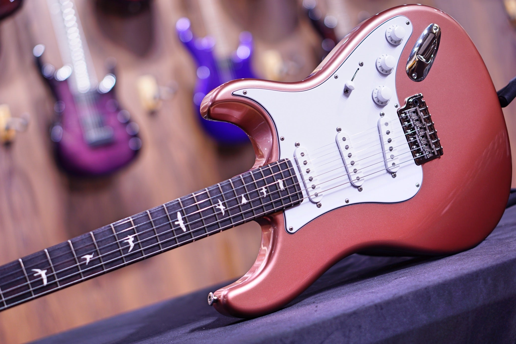 PRS Silver Sky - Midnight Rose w Rosewood fingerboard - HIENDGUITAR PRS GUITAR