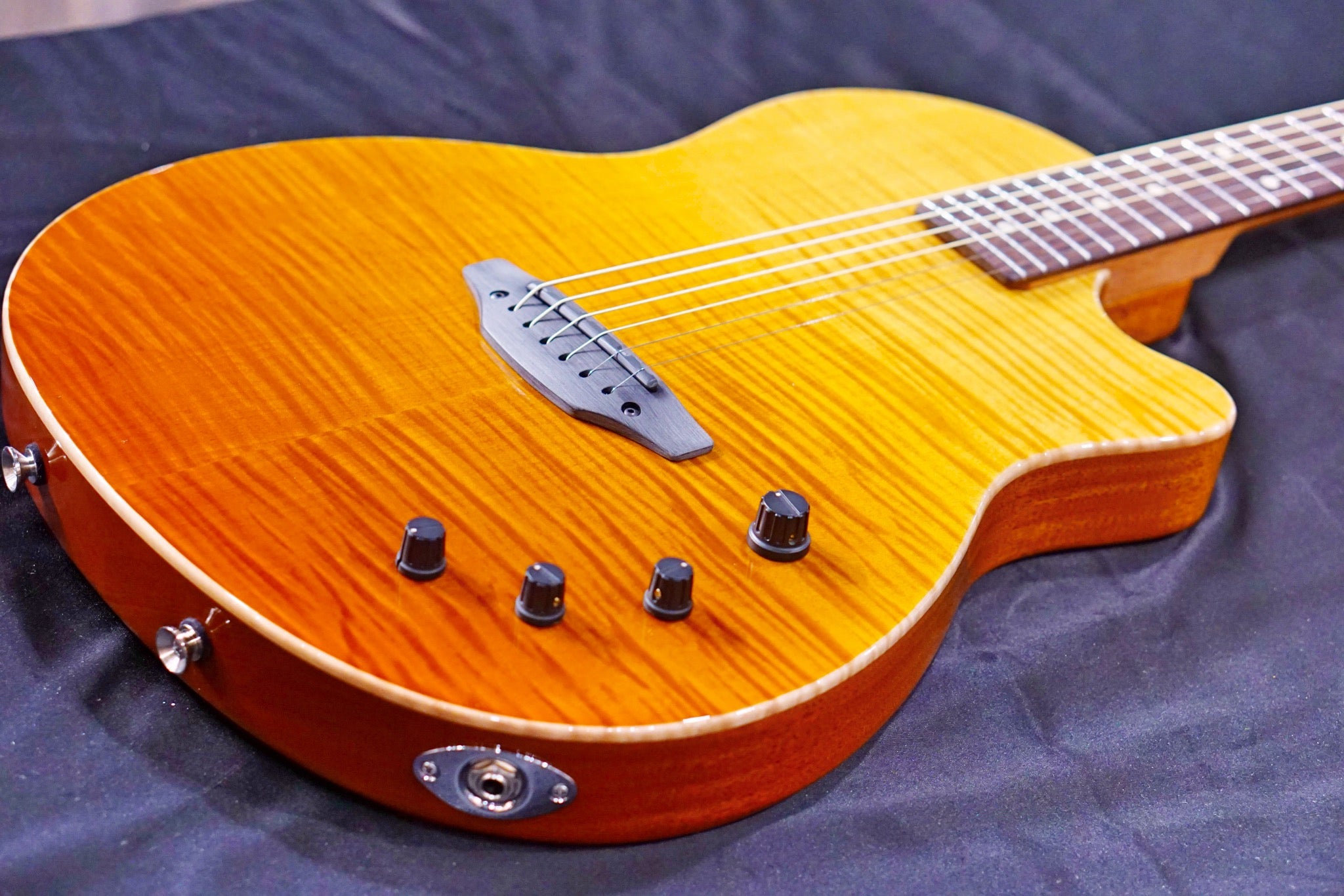 Tom Anderson Crowdster Honey Surf with Binding 09-19-20A - HIENDGUITAR Anderson GUITAR