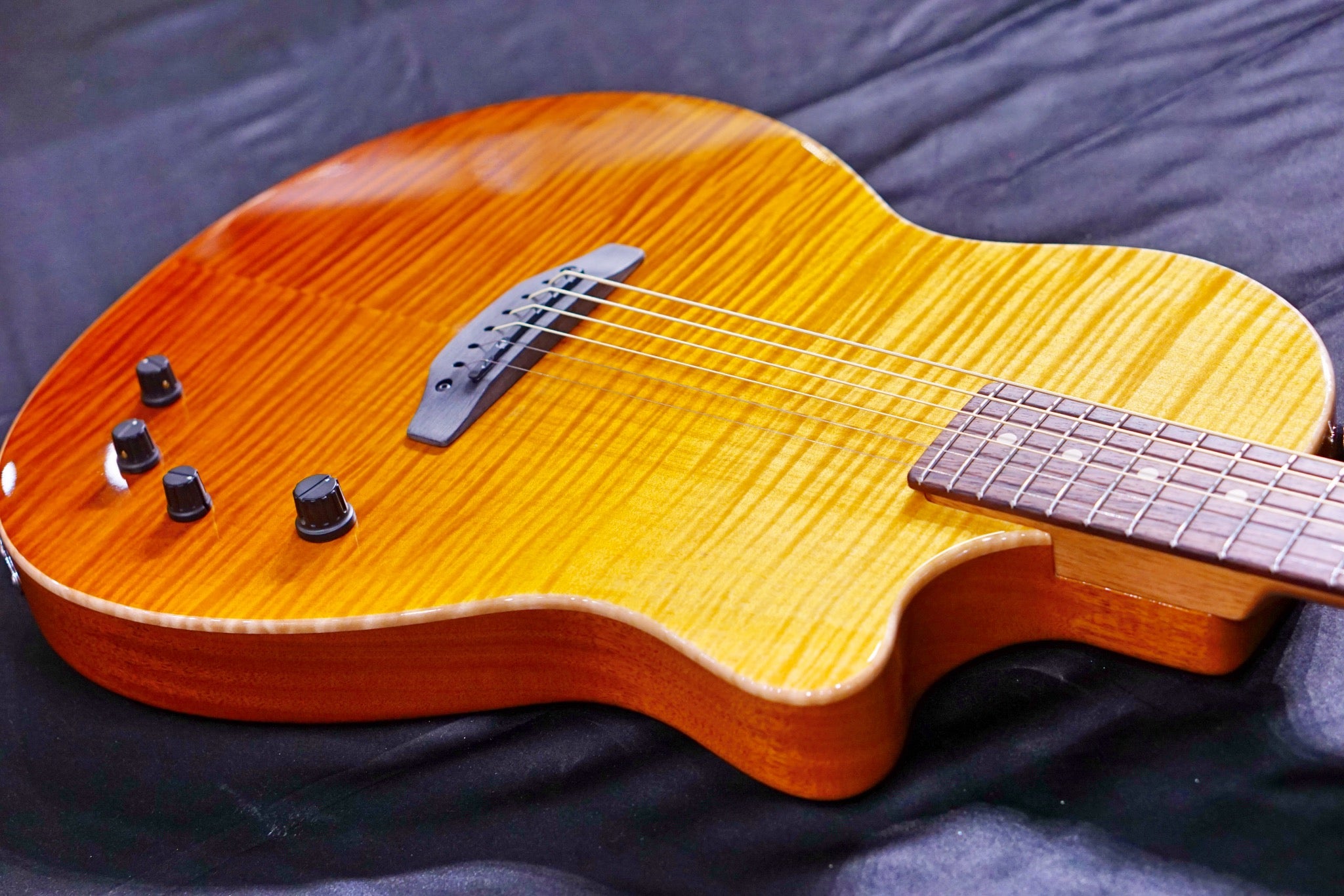 Tom Anderson Crowdster Honey Surf with Binding 09-19-20A - HIENDGUITAR Anderson GUITAR