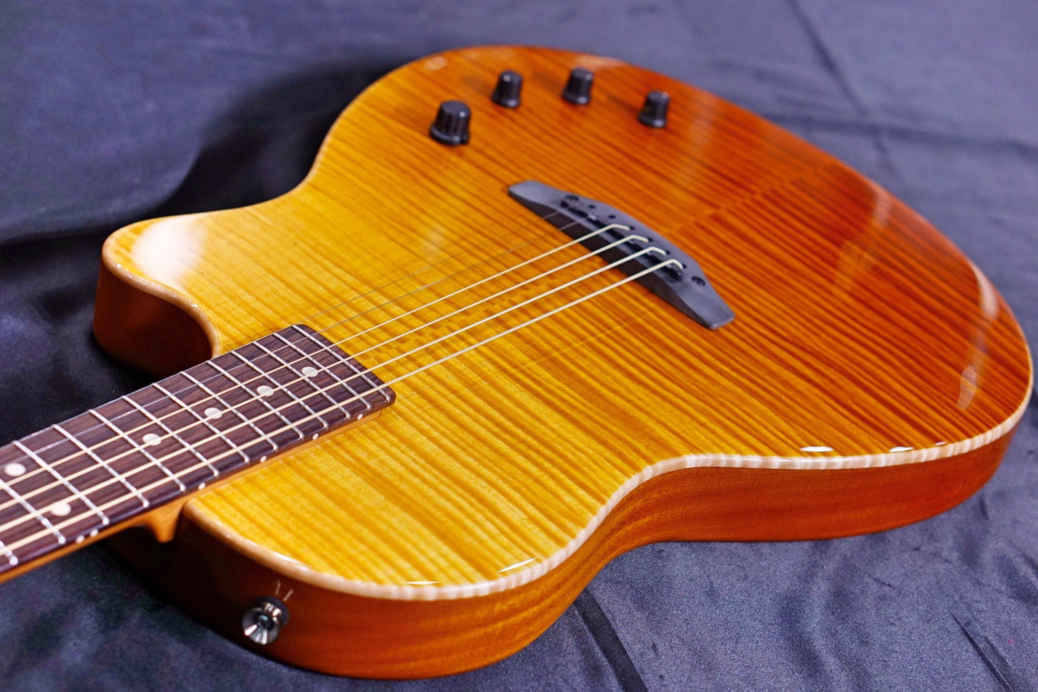 Tom Anderson Crowdster Honey Surf with Binding 09-19-20A - HIENDGUITAR Anderson GUITAR