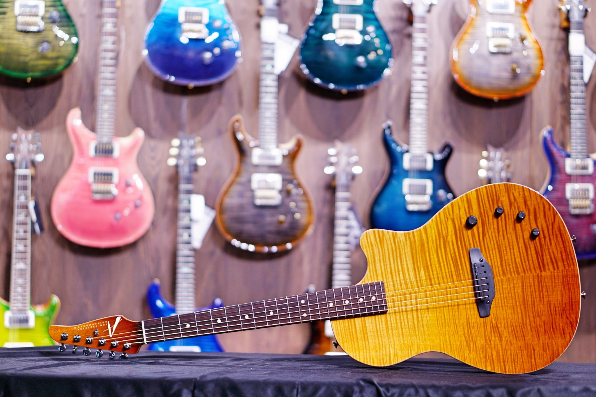 Tom Anderson Crowdster Honey Surf with Binding 09-19-20A - HIENDGUITAR Anderson GUITAR