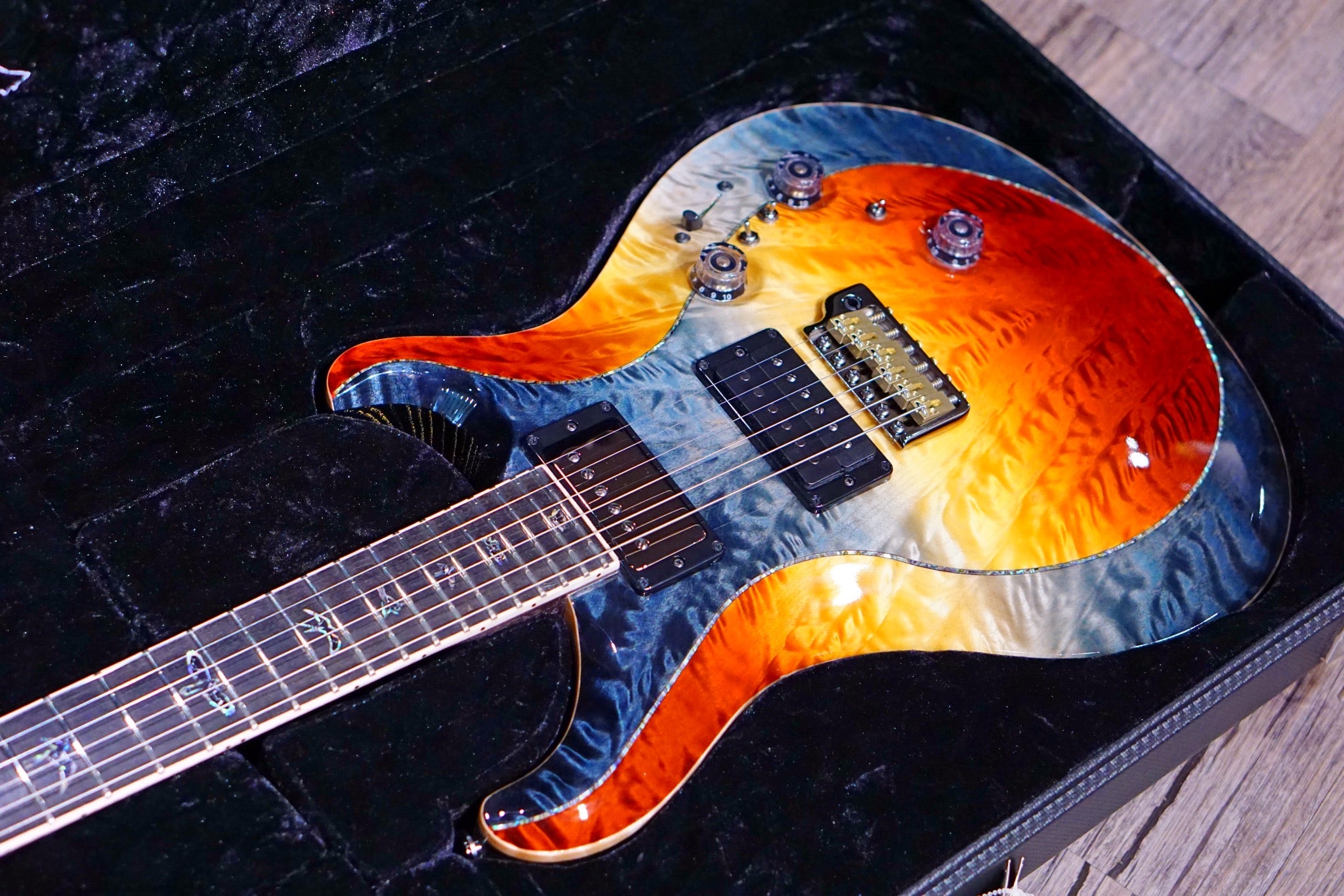 PRS Privatestock 24-08 piezo galaxy fade #9511 - HIENDGUITAR PRS GUITAR