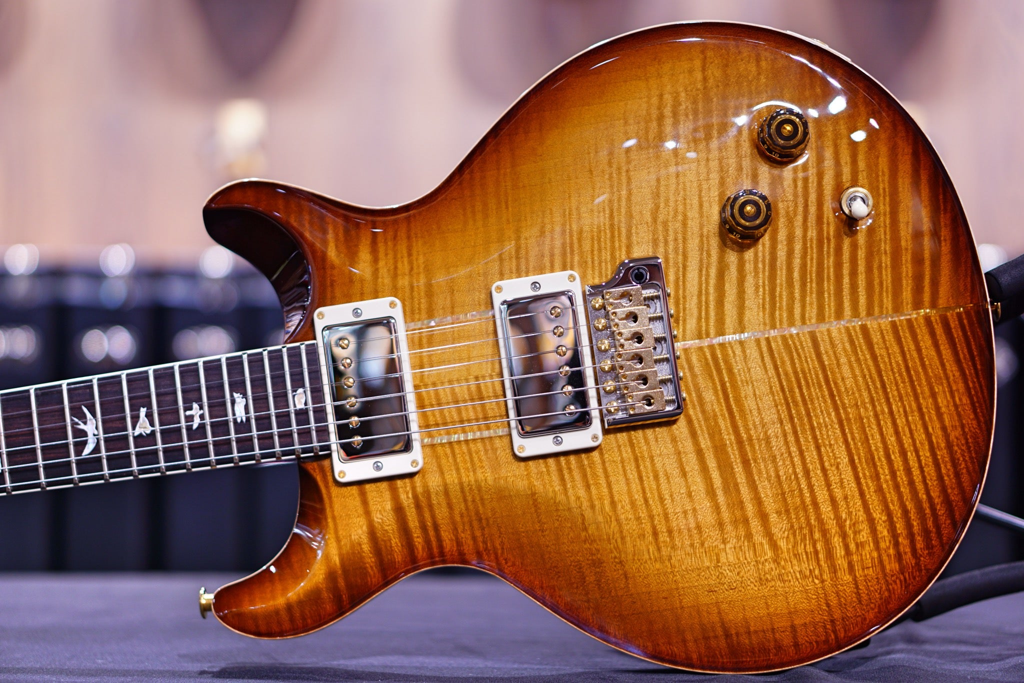 PRS Santana core run burnt almond 10 top 0345834 - HIENDGUITAR PRS GUITAR