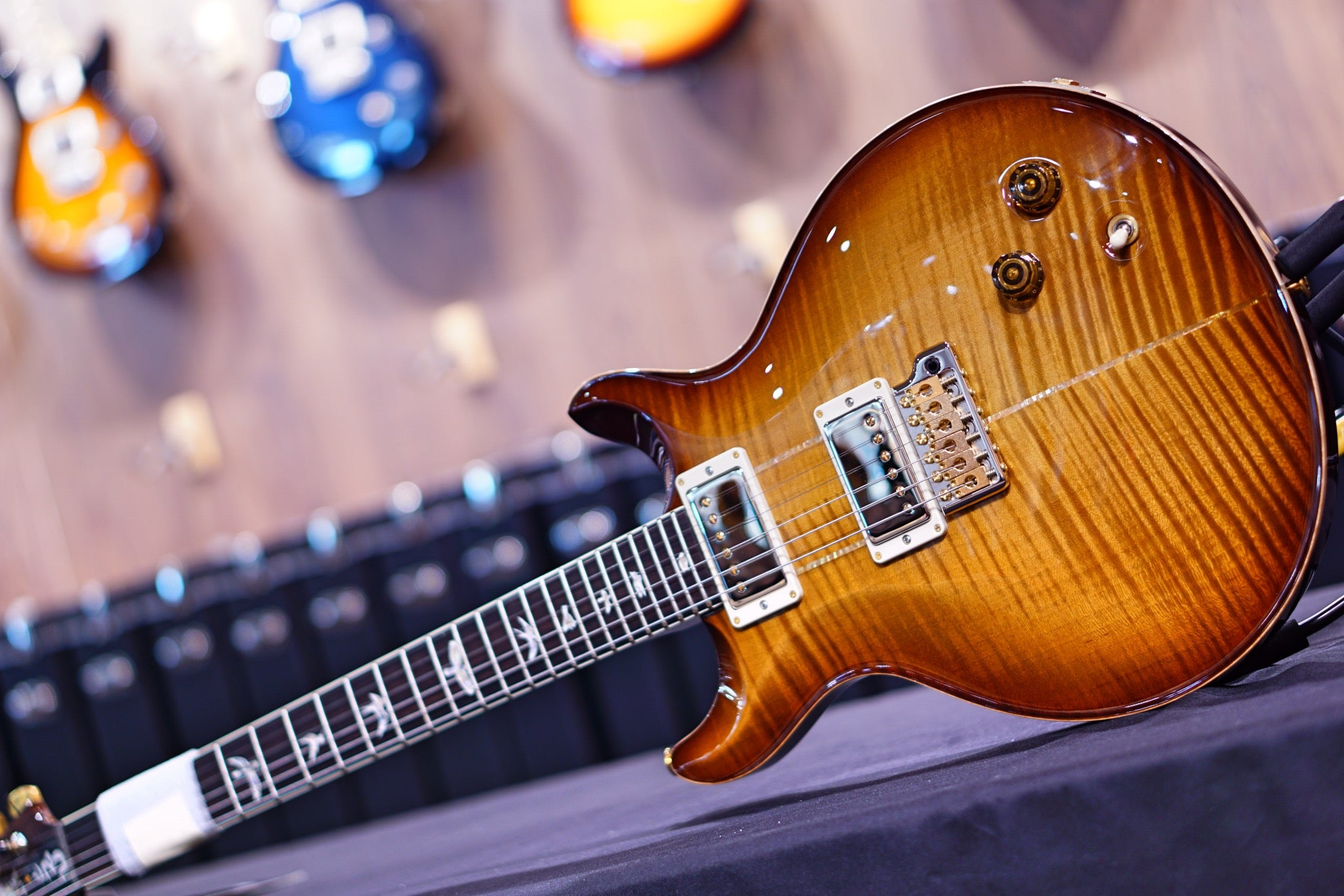 PRS Santana core run burnt almond 10 top 0345834 - HIENDGUITAR PRS GUITAR