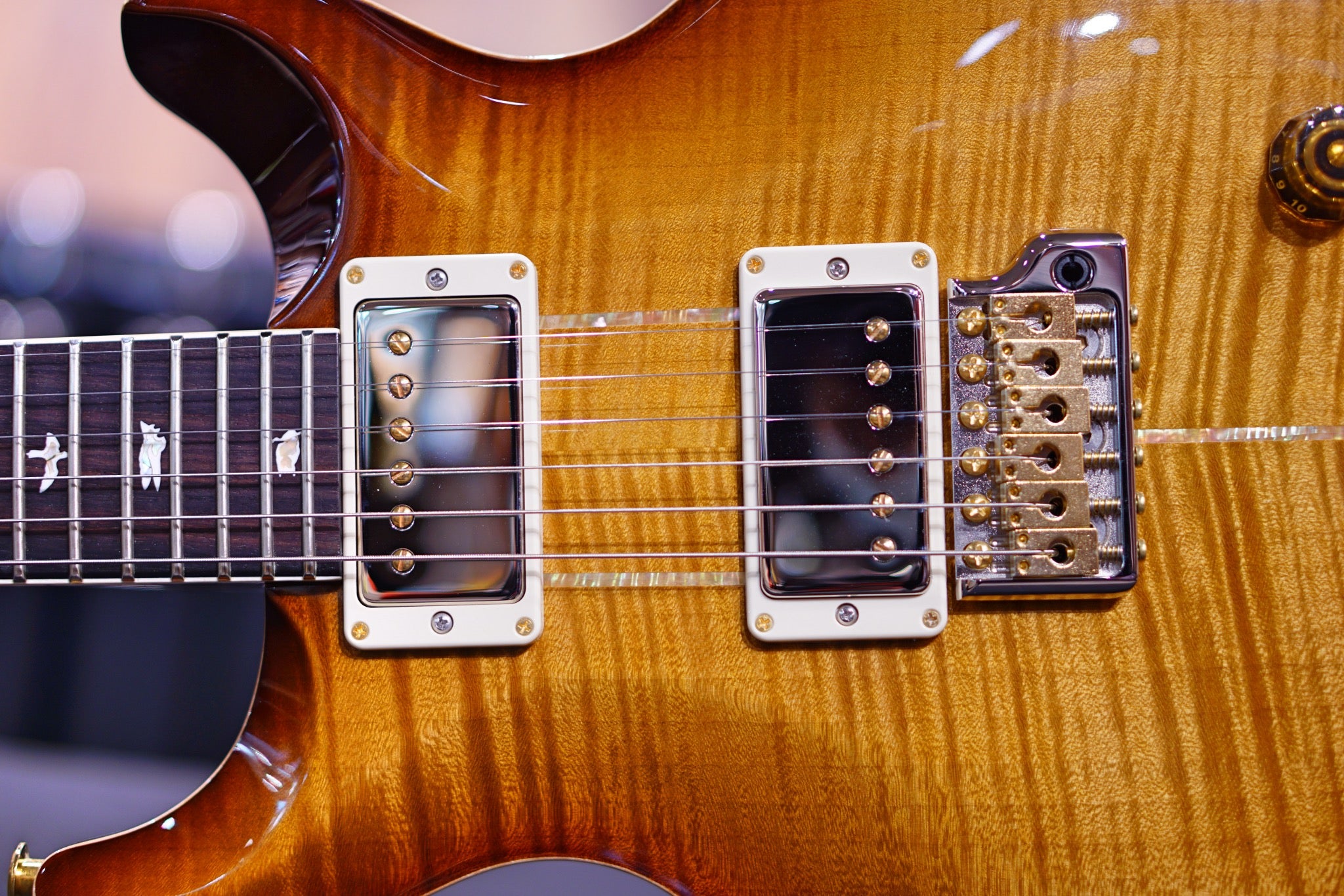 PRS Santana core run burnt almond 10 top 0345834 - HIENDGUITAR PRS GUITAR