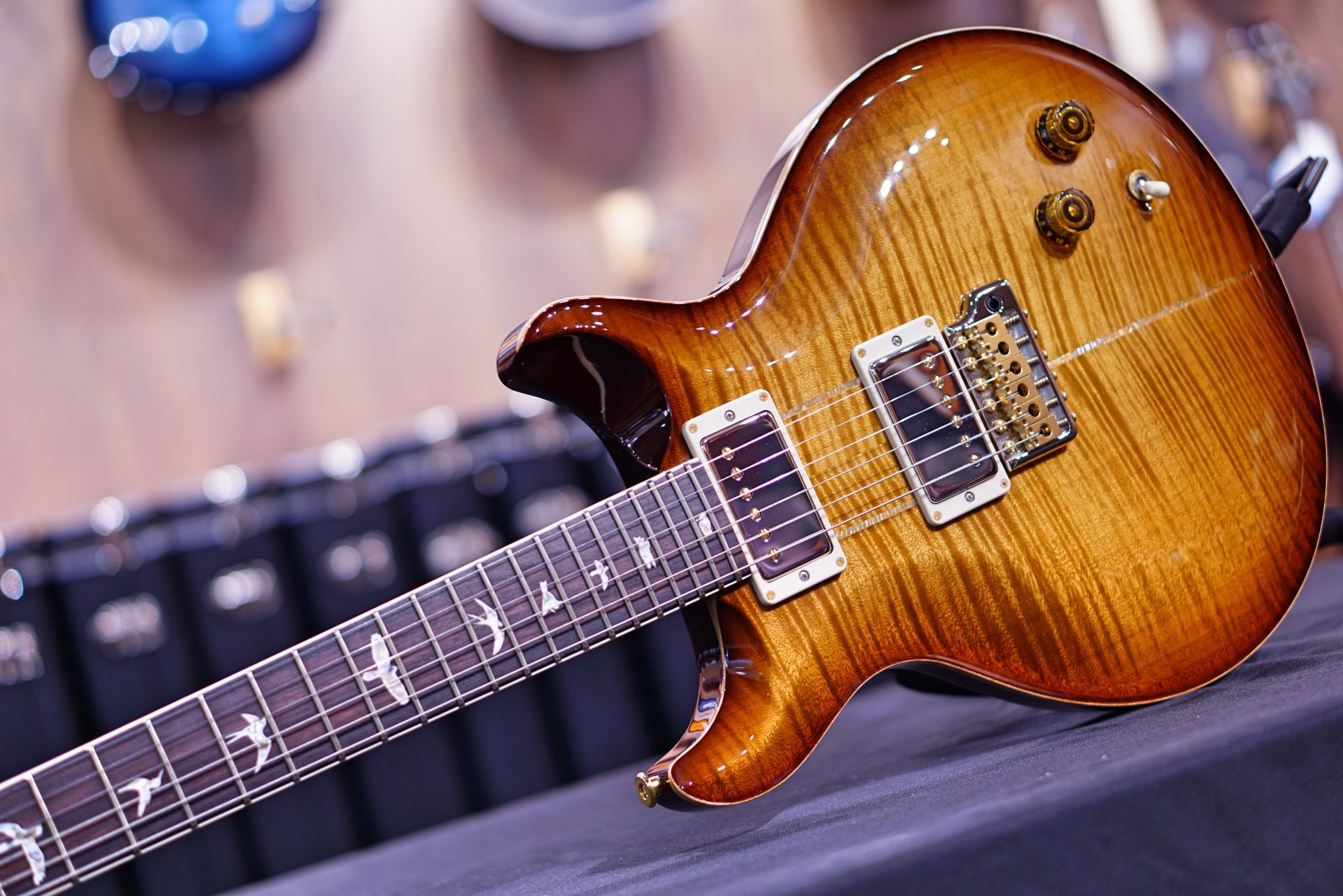 PRS Santana core run burnt almond 10 top 0345834 - HIENDGUITAR PRS GUITAR