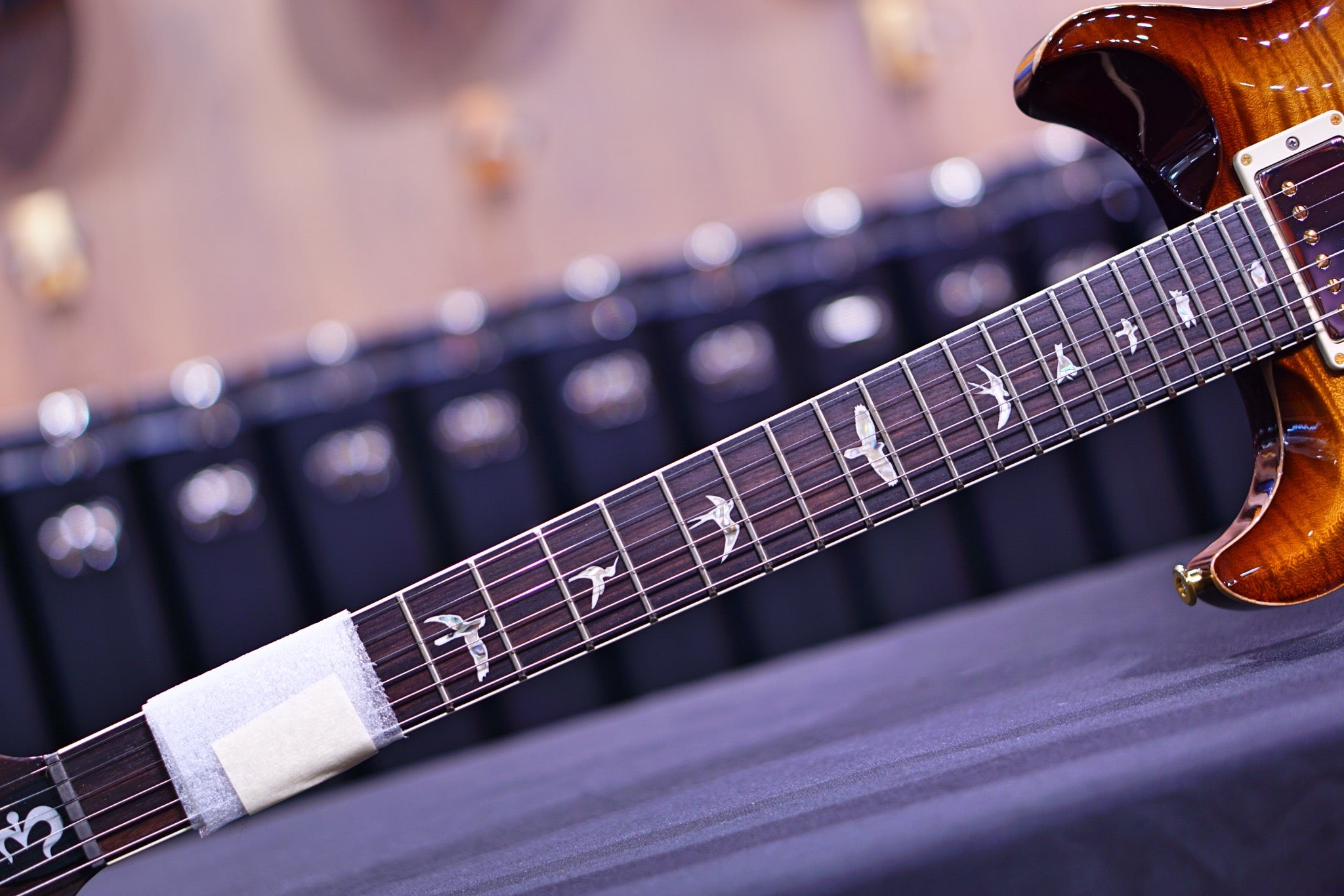 PRS Santana core run burnt almond 10 top 0345834 - HIENDGUITAR PRS GUITAR