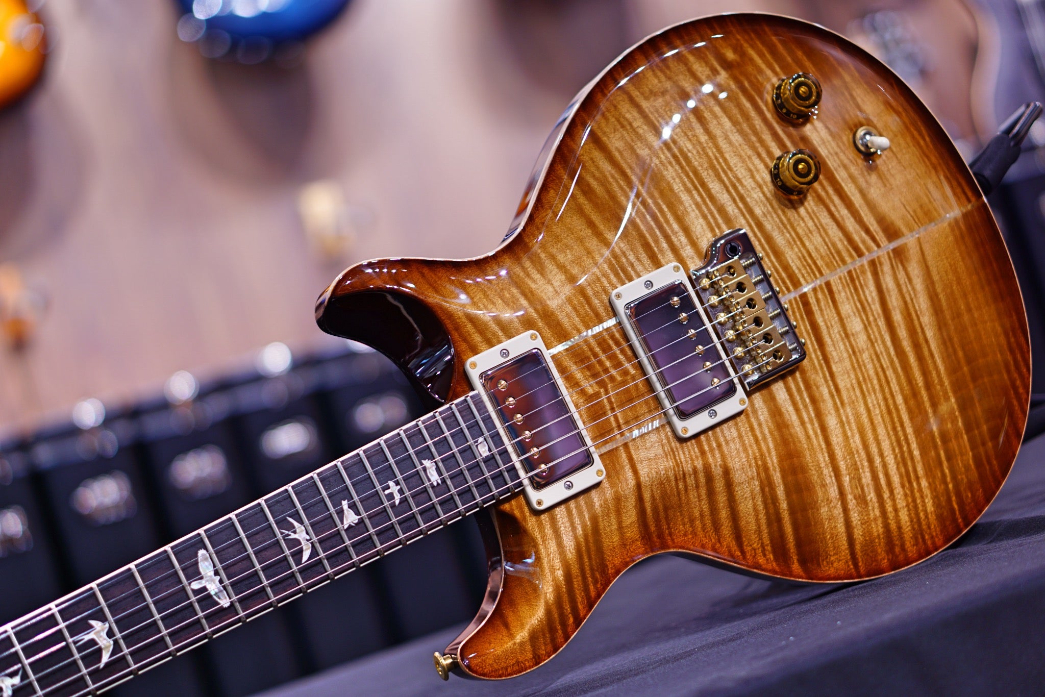 PRS Santana core run Copperhead Burst 10 top 0343800 - HIENDGUITAR PRS GUITAR