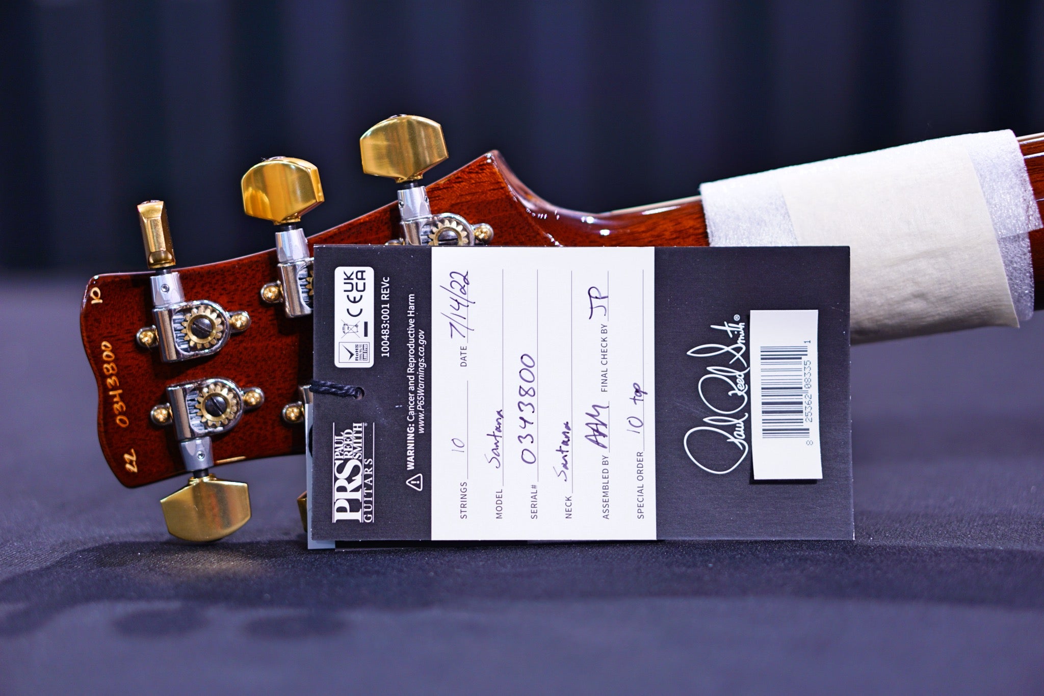 PRS Santana core run Copperhead Burst 10 top 0343800 - HIENDGUITAR PRS GUITAR