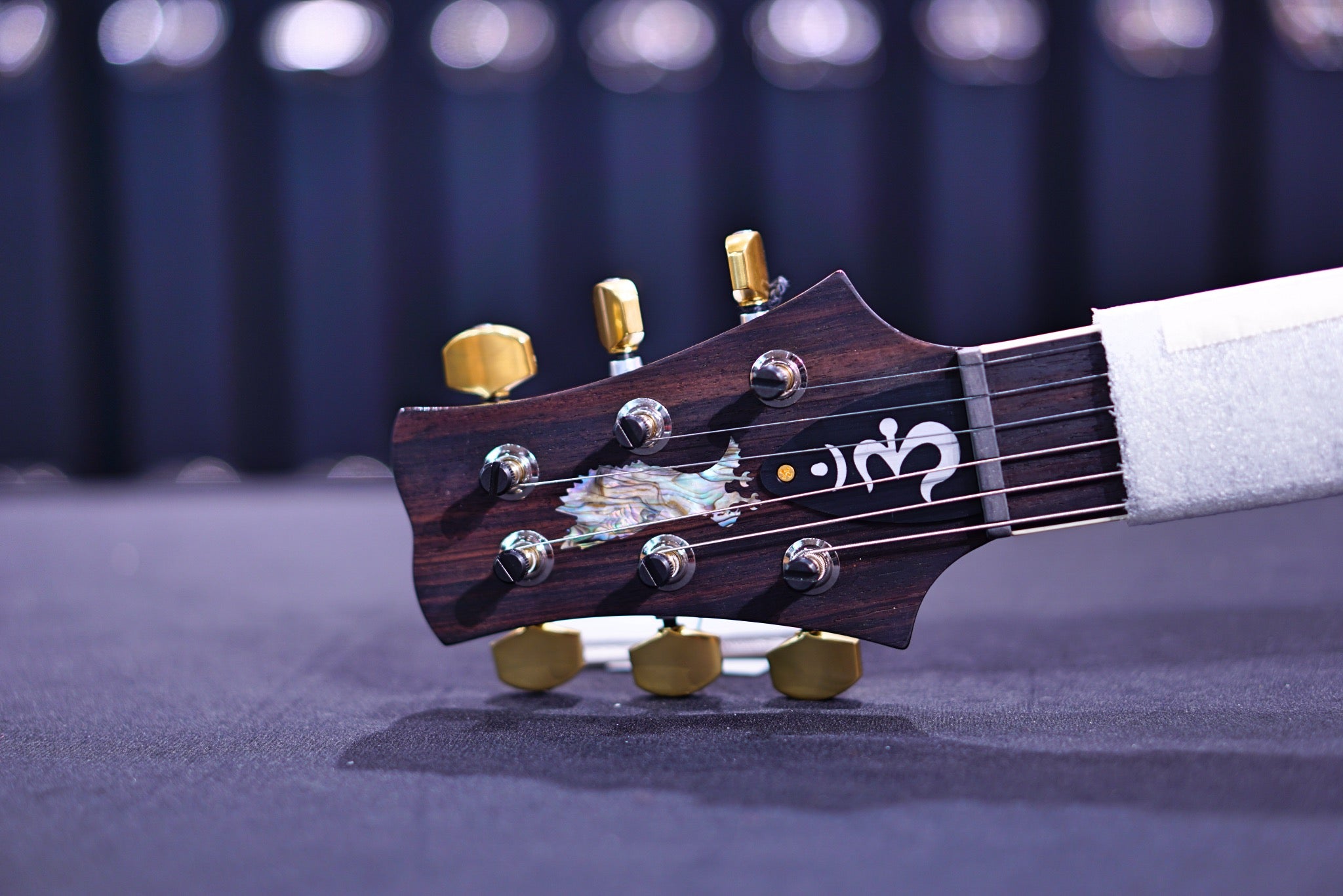 PRS Santana core run Aquableux w/Purple Burst 10 top 0343273 - HIENDGUITAR PRS GUITAR