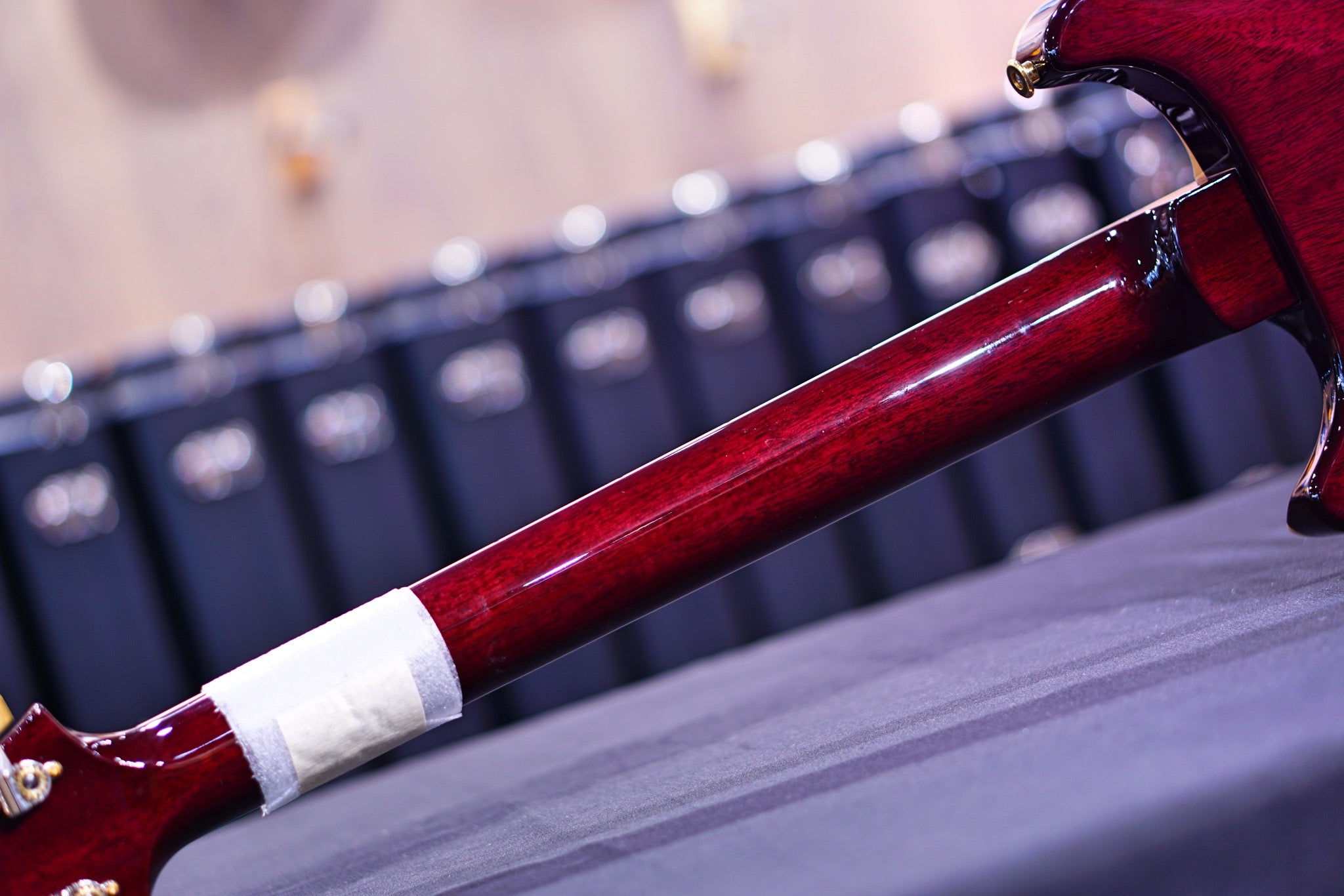 PRS Santana core run Aquableux w/Purple Burst 10 top 0343273 - HIENDGUITAR PRS GUITAR