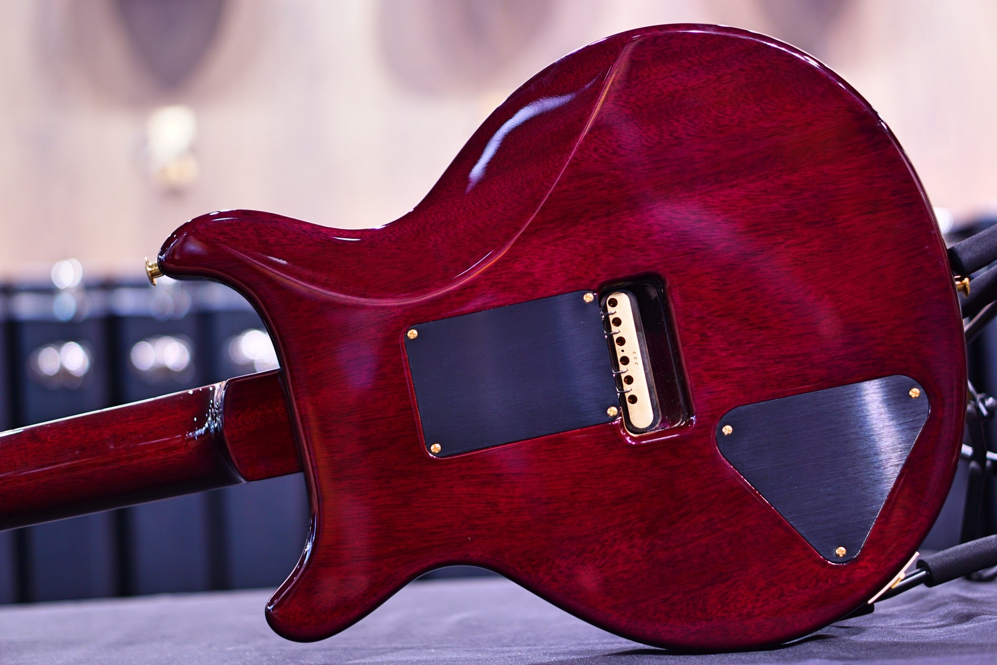 PRS Santana core run Aquableux w/Purple Burst 10 top 0343273 - HIENDGUITAR PRS GUITAR