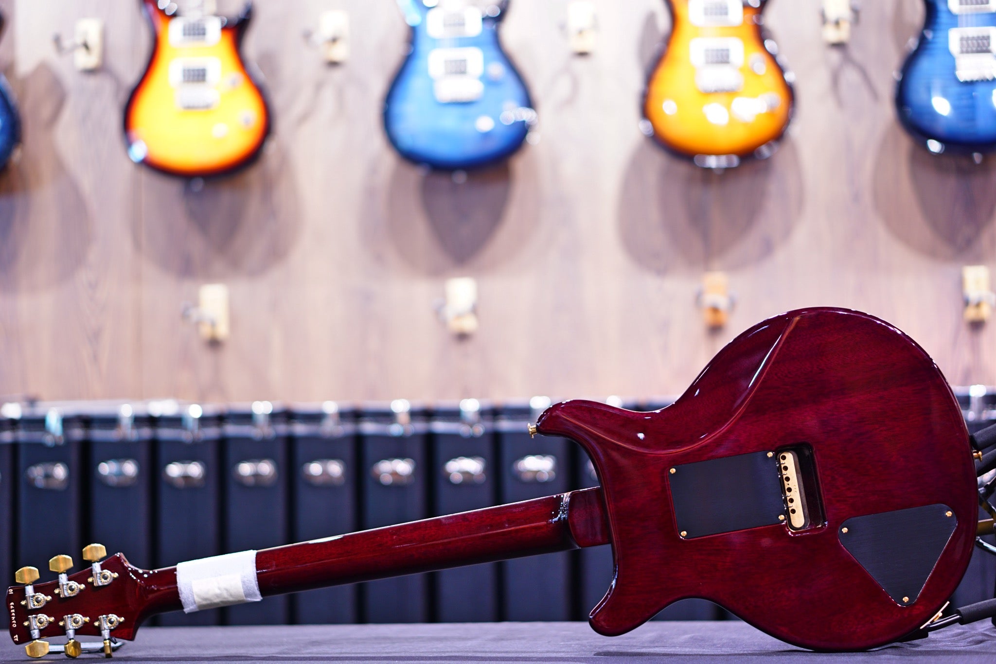 PRS Santana core run Aquableux w/Purple Burst 10 top 0343273 - HIENDGUITAR PRS GUITAR