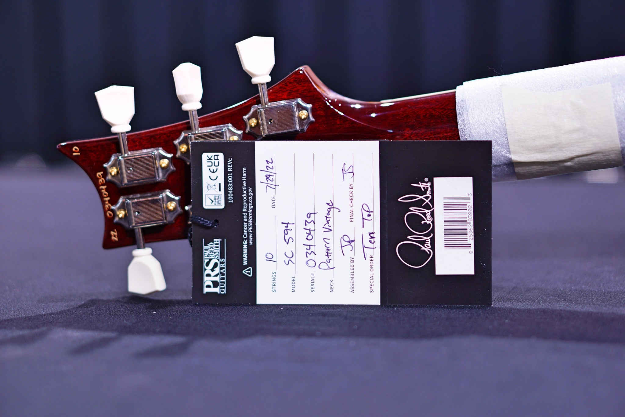 PRS Singlecut 594 Custom Color 10 top 0340439 - HIENDGUITAR PRS GUITAR