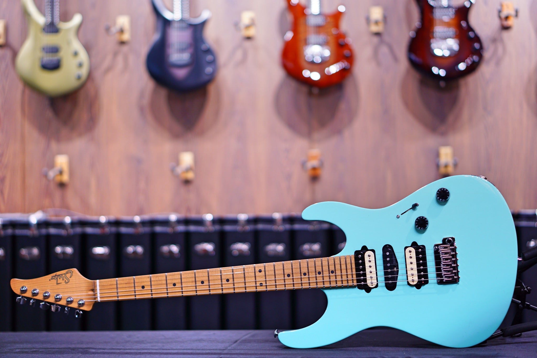 Suhr Modern antique surf green Hiend spec 67468 - HIENDGUITAR SUHR GUITAR