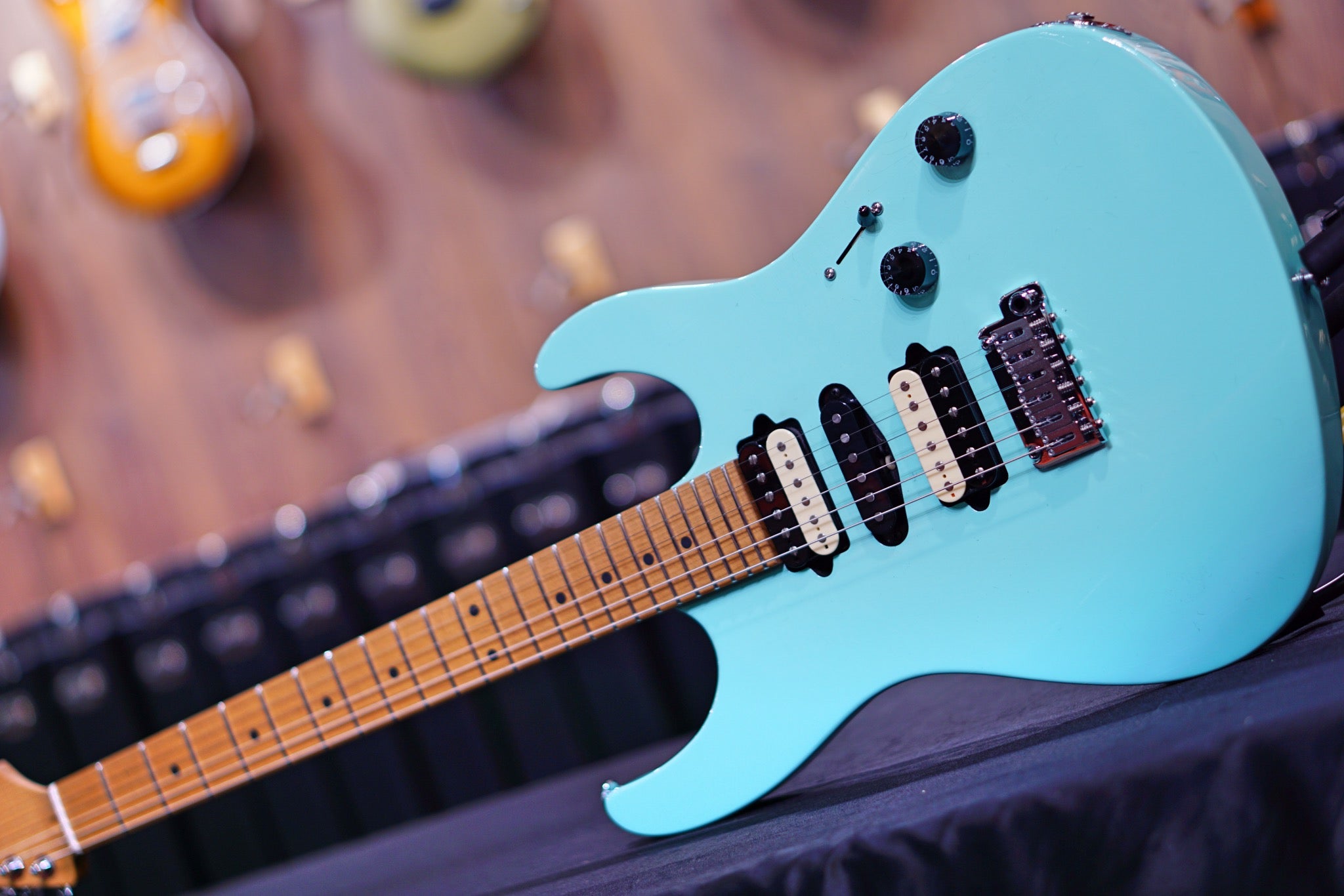 Suhr Modern antique surf green Hiend spec 67468 - HIENDGUITAR SUHR GUITAR