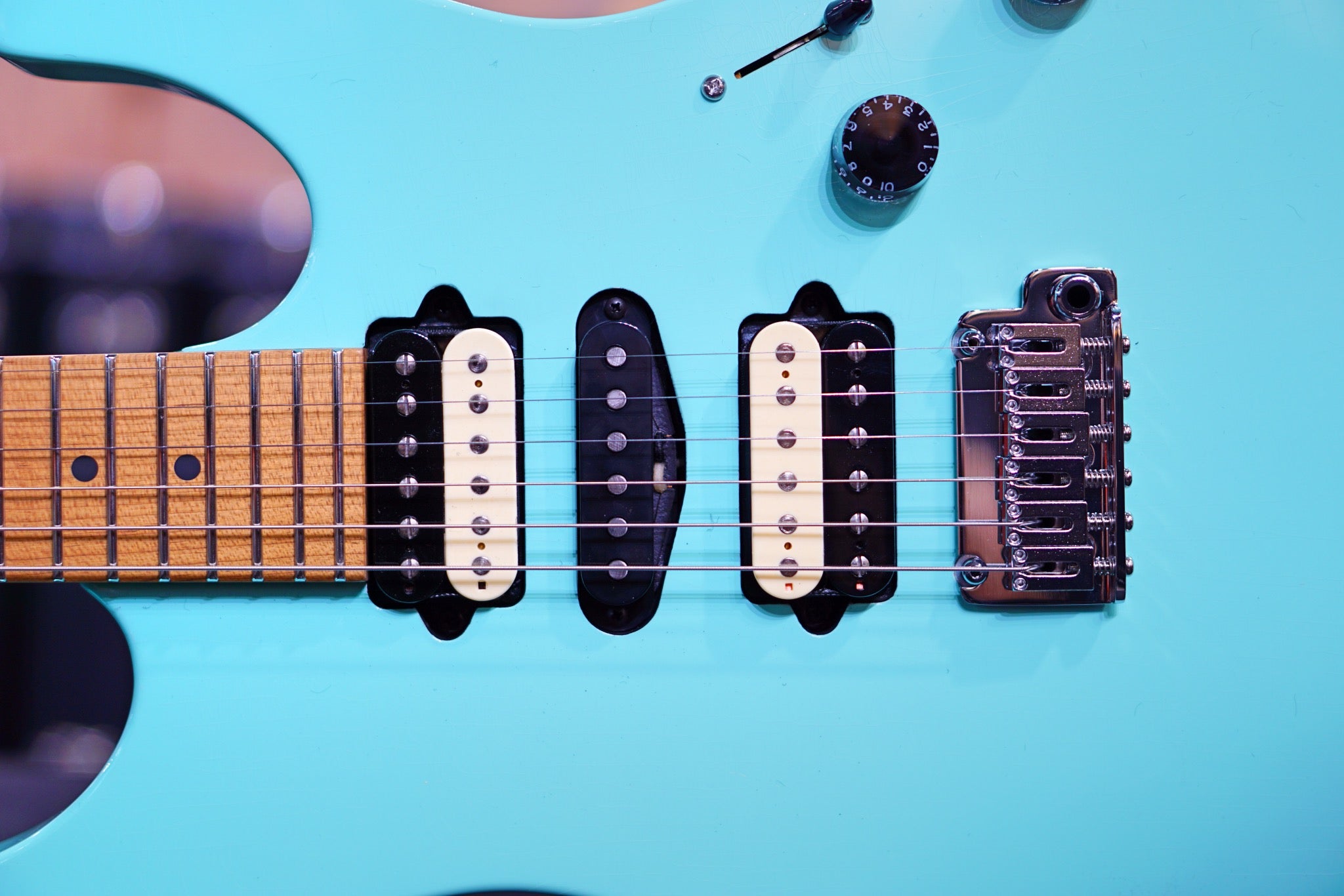 Suhr Modern antique surf green Hiend spec 67468 - HIENDGUITAR SUHR GUITAR