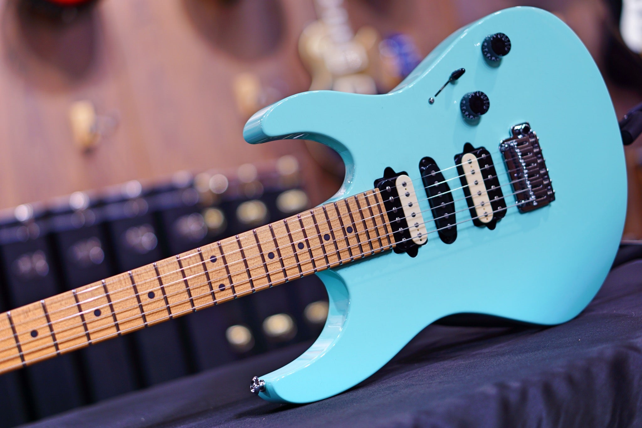 Suhr Modern antique surf green Hiend spec 67468 - HIENDGUITAR SUHR GUITAR