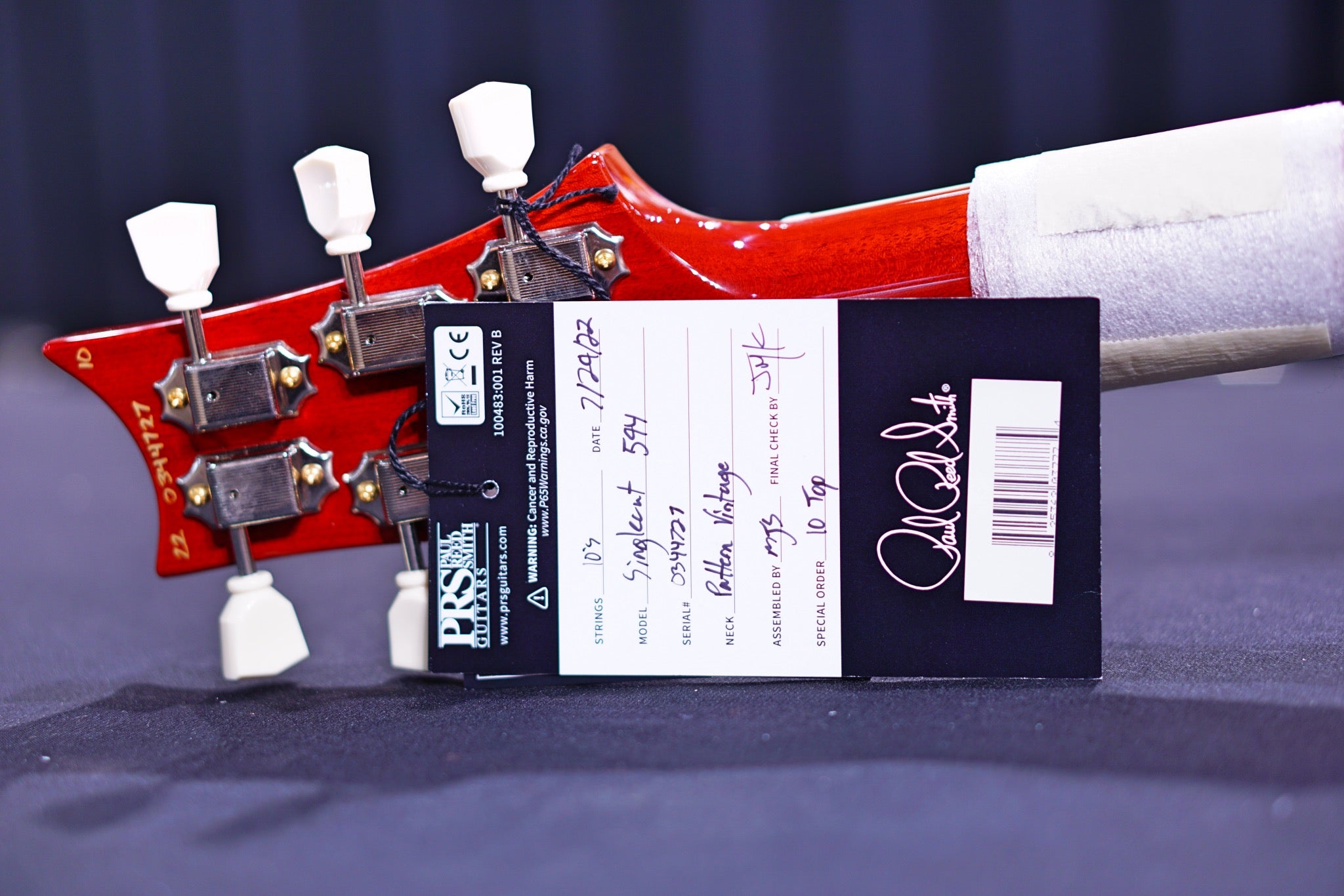 PRS Singlecut 594 McCarty Sunburst 10 top 0344727 - HIENDGUITAR PRS GUITAR