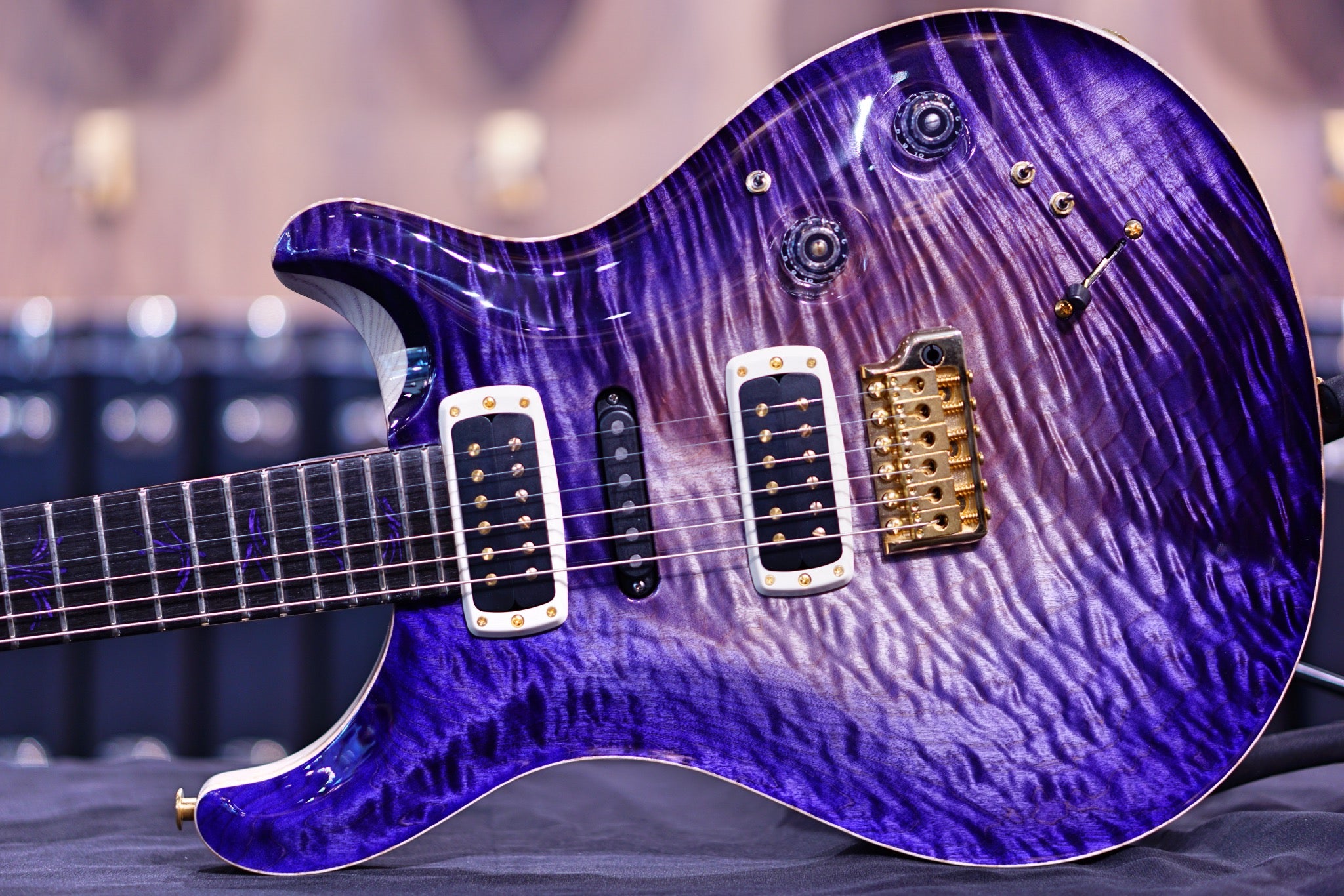 PRS Private stock purple glow - HIENDGUITAR PRS GUITAR