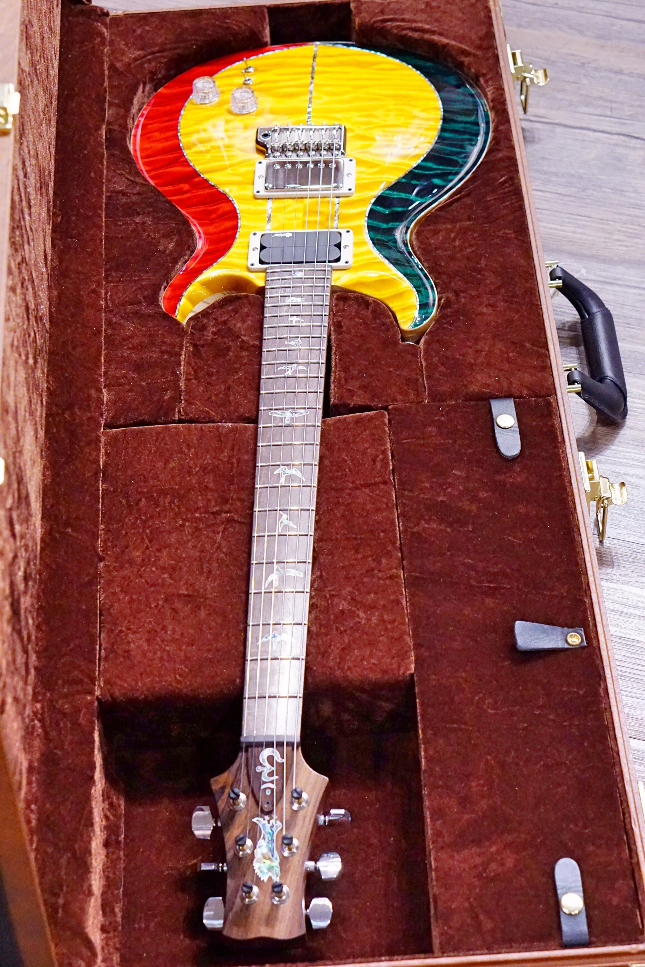 PRS Private stock Santana rastafarian - HIENDGUITAR PRS GUITAR