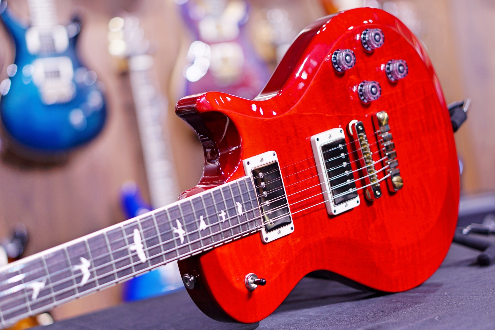 PRS S2 McCarty 594 Singlecut Scarlet Red S2047384 - HIENDGUITAR PRS GUITAR