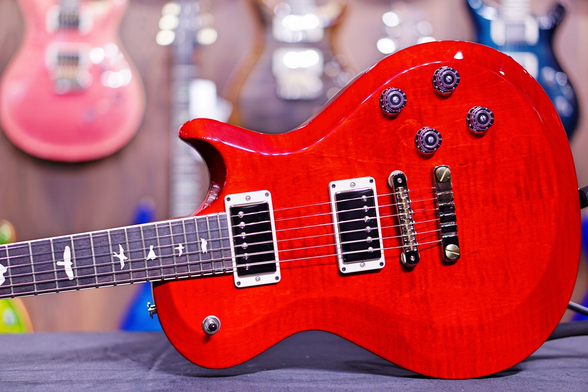 PRS S2 McCarty 594 Singlecut Scarlet Red S2047384 - HIENDGUITAR PRS GUITAR