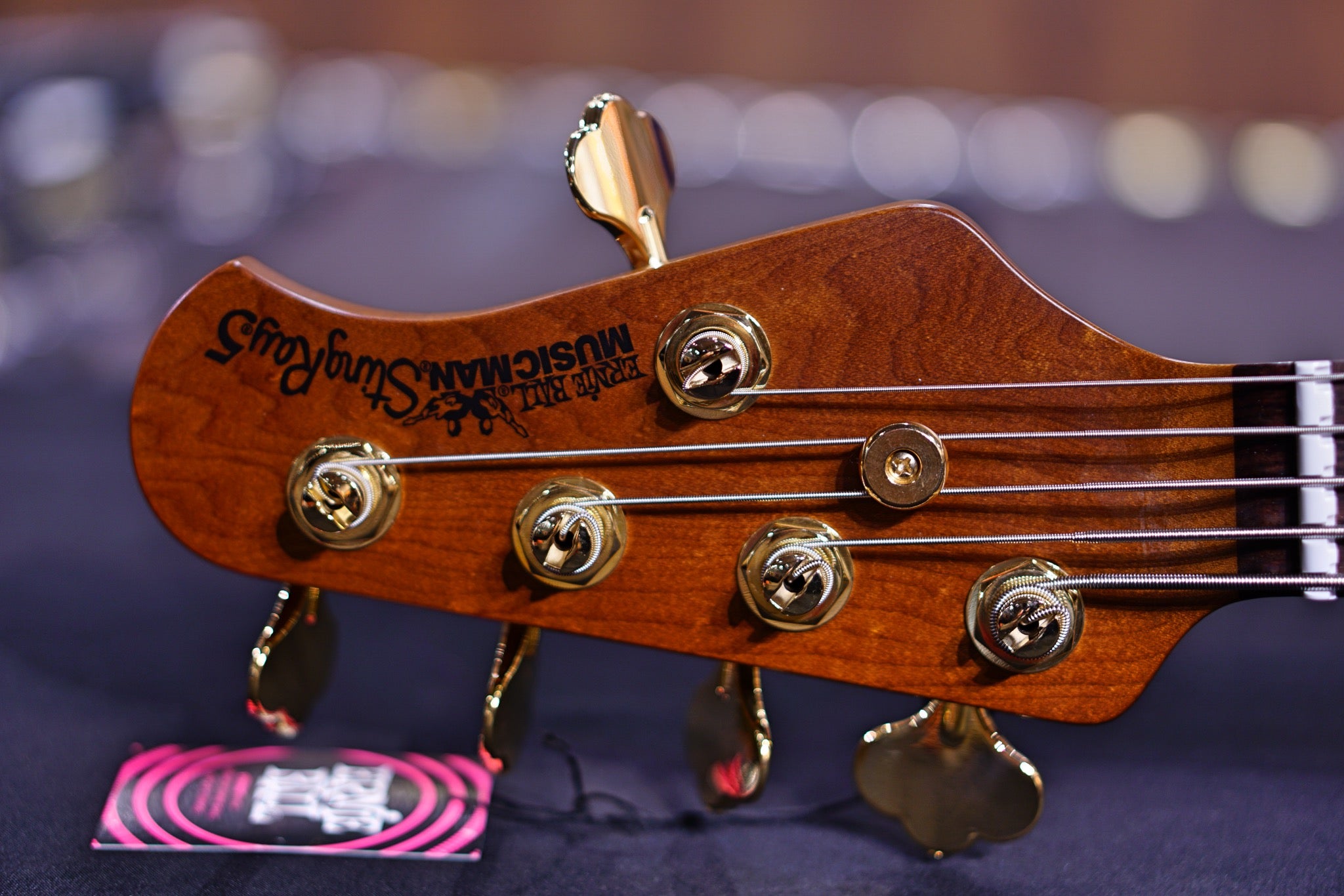 Ernie Ball Music Man StingRay Special 5 HH Bass Guitar - Amethyst Sparkle with Rosewood Fingerboard F91626 - HIENDGUITAR Musicman bass