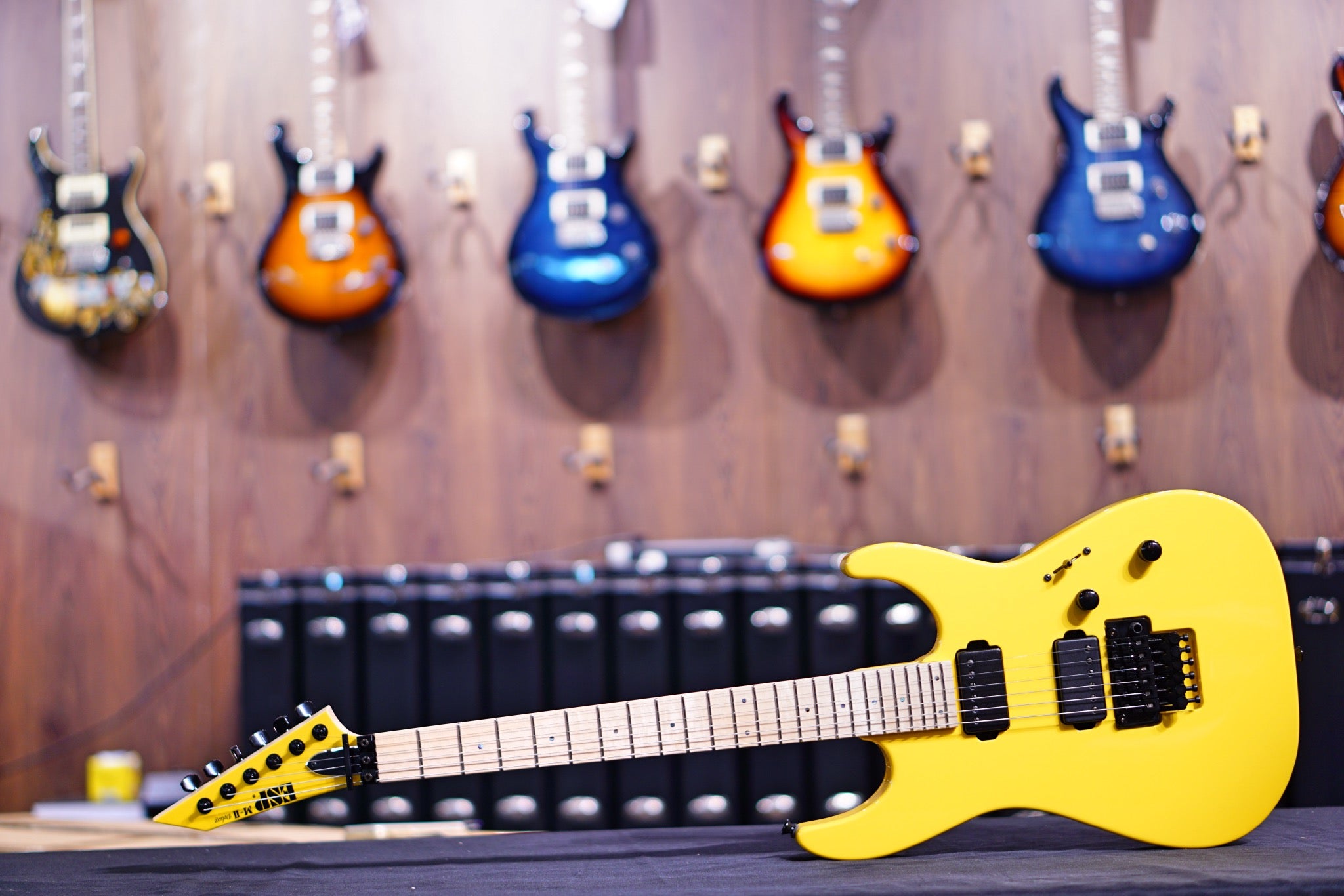 ESP ORIGINAL M-II DX/M Speed yellow BMW E1080222 - HIENDGUITAR ESP GUITAR