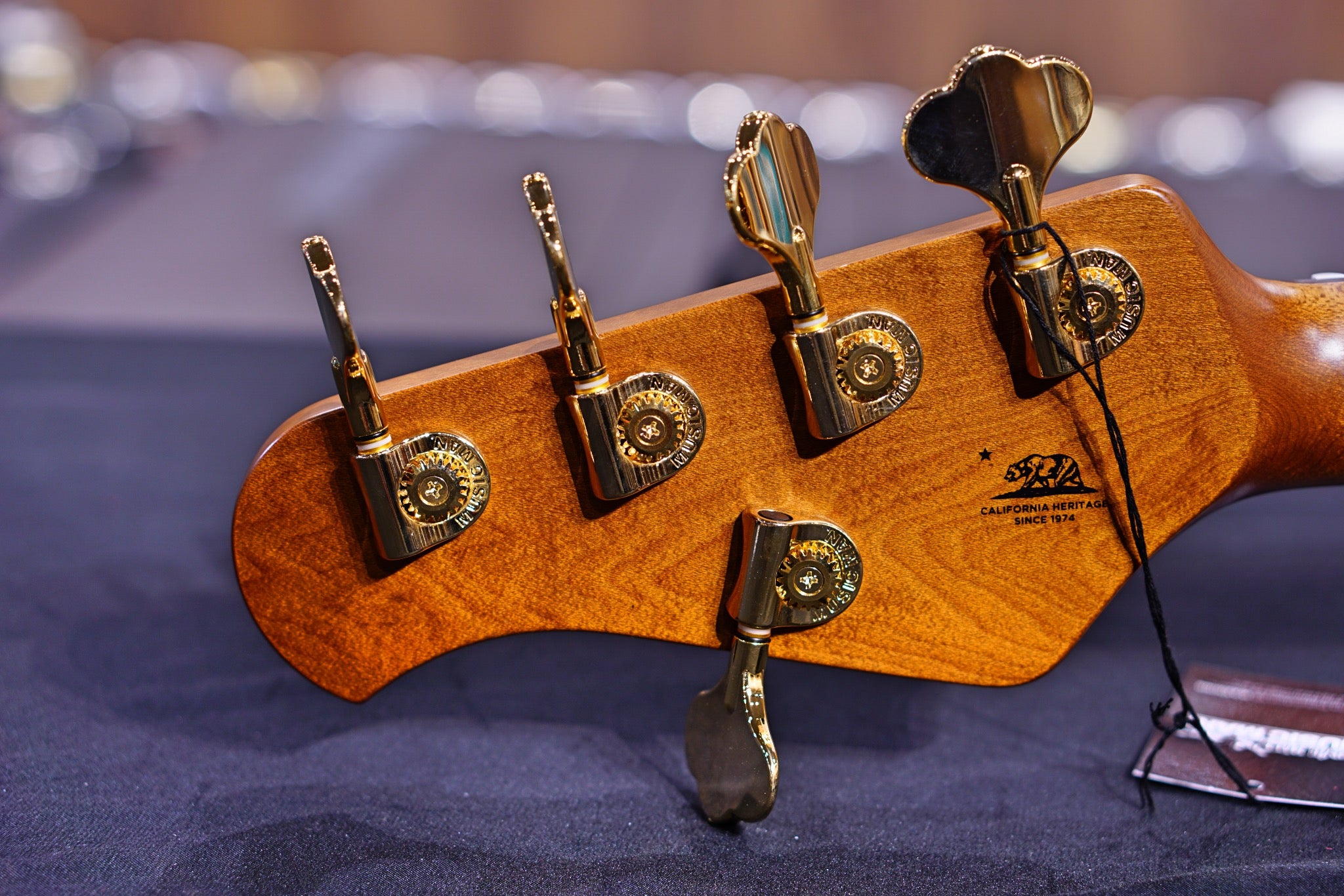 Ernie Ball Music Man StingRay Special 5 HH Bass Guitar - Amethyst Sparkle with Rosewood Fingerboard F91626 - HIENDGUITAR Musicman bass