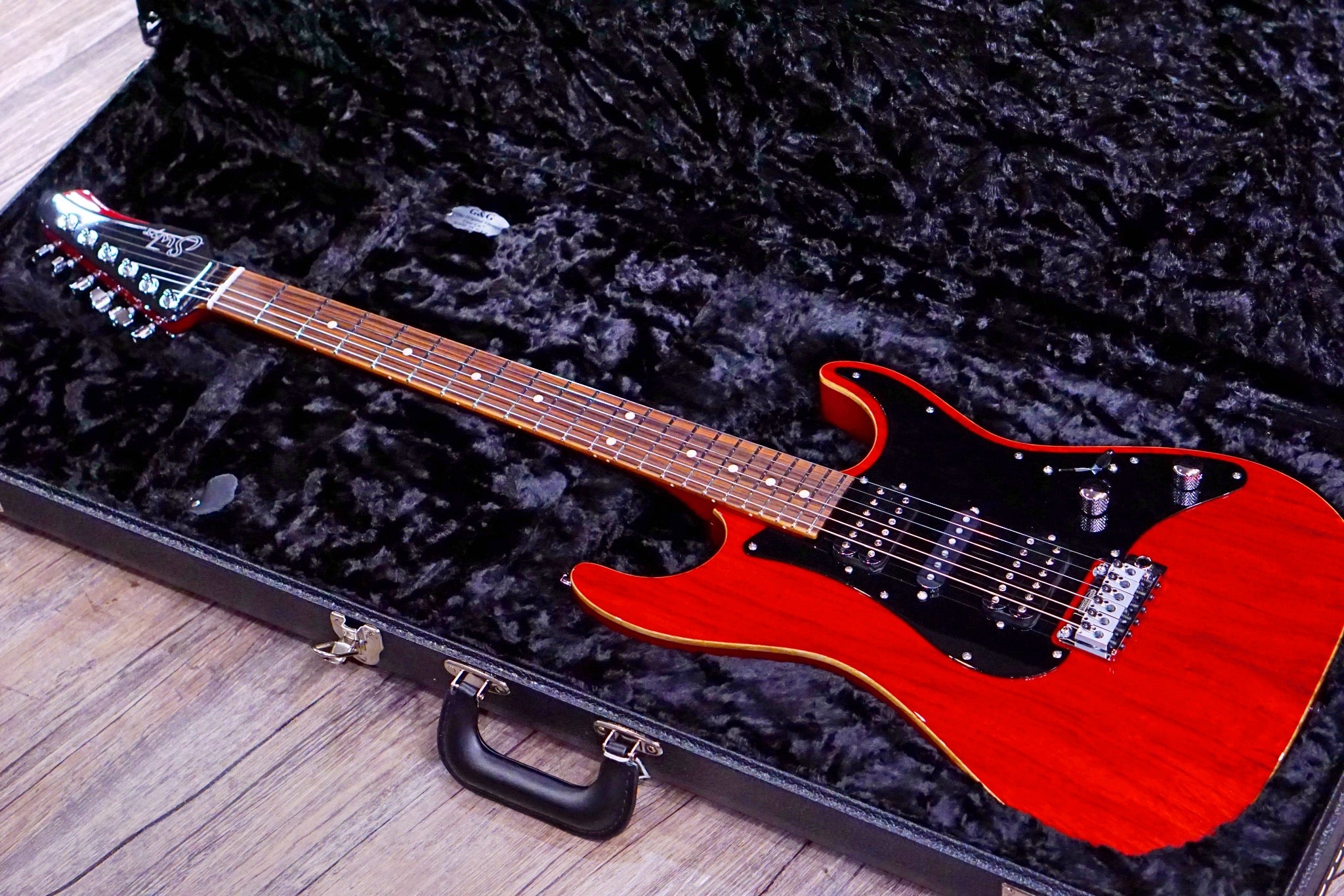 JOHN SUHR SIGNATURE STANDARD Trans Red JS3Q7X - HIENDGUITAR SUHR GUITAR