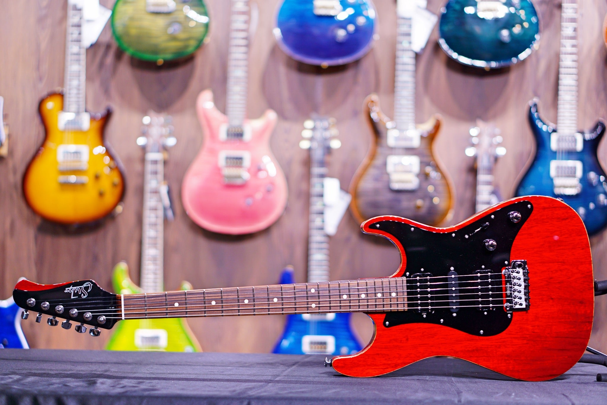 JOHN SUHR SIGNATURE STANDARD Trans Red JS3Q7X - HIENDGUITAR SUHR GUITAR