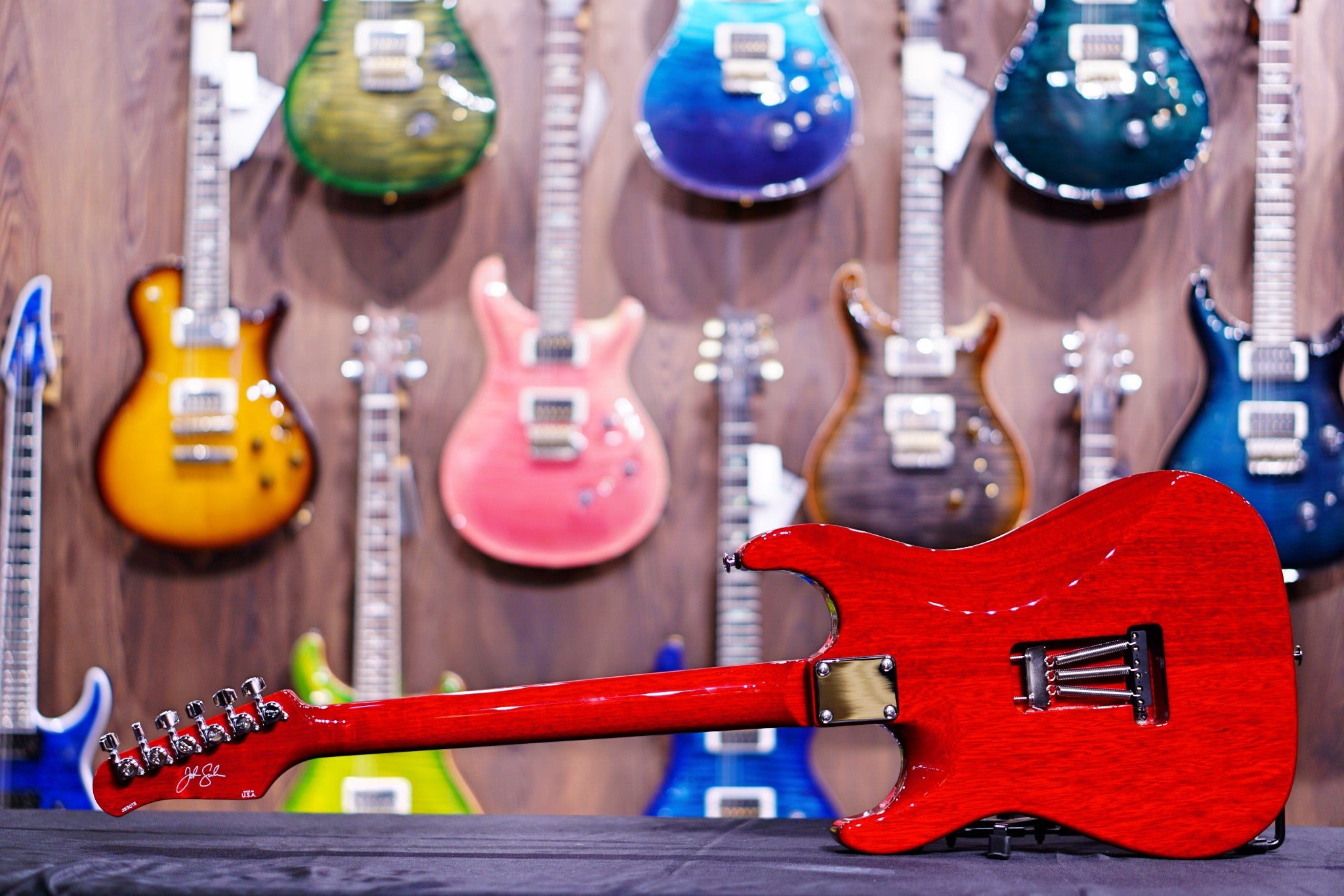JOHN SUHR SIGNATURE STANDARD Trans Red JS3Q7X - HIENDGUITAR SUHR GUITAR