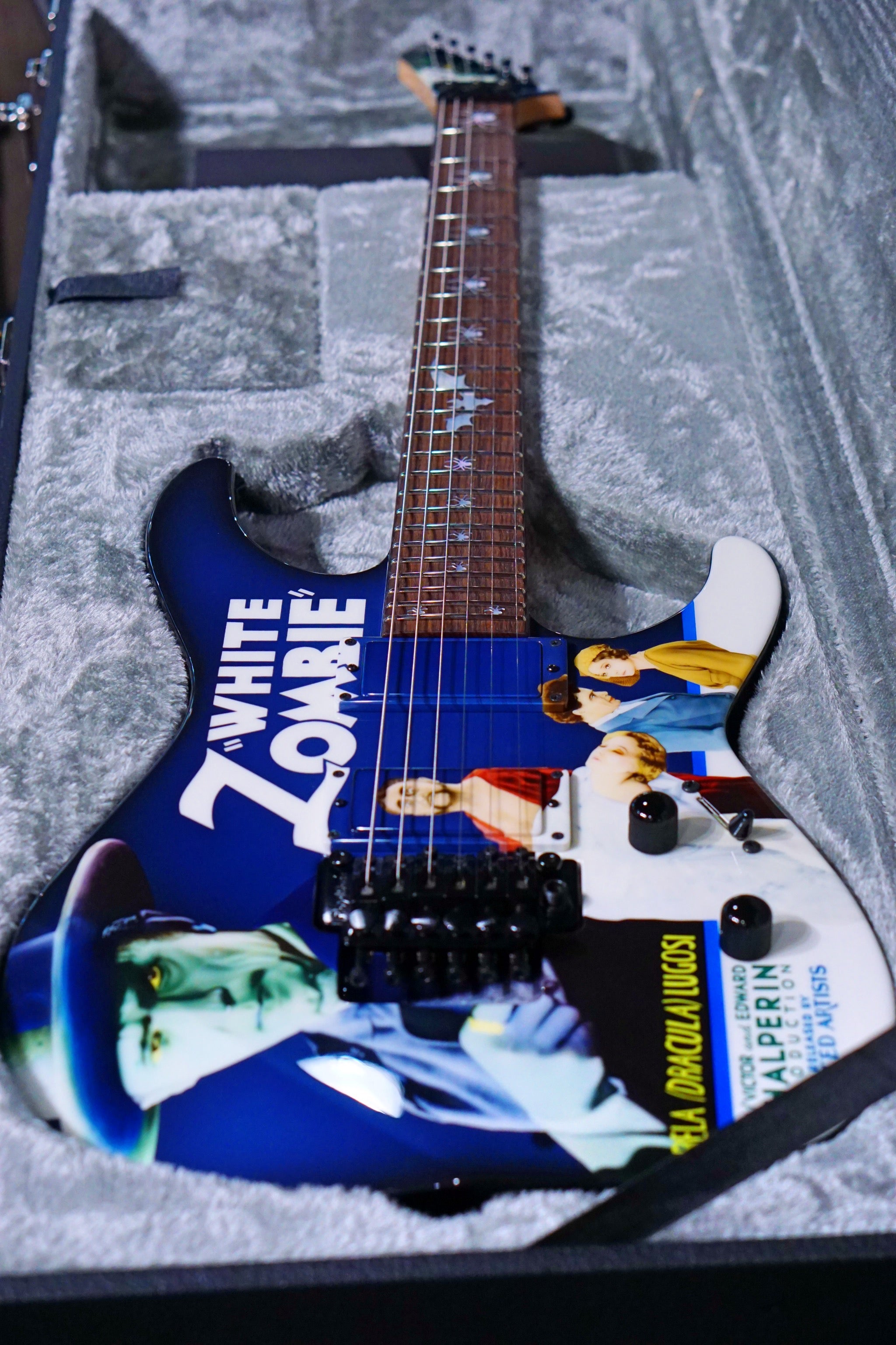 ESP White Zombie Kirk hammett signature - HIENDGUITAR ESP GUITAR