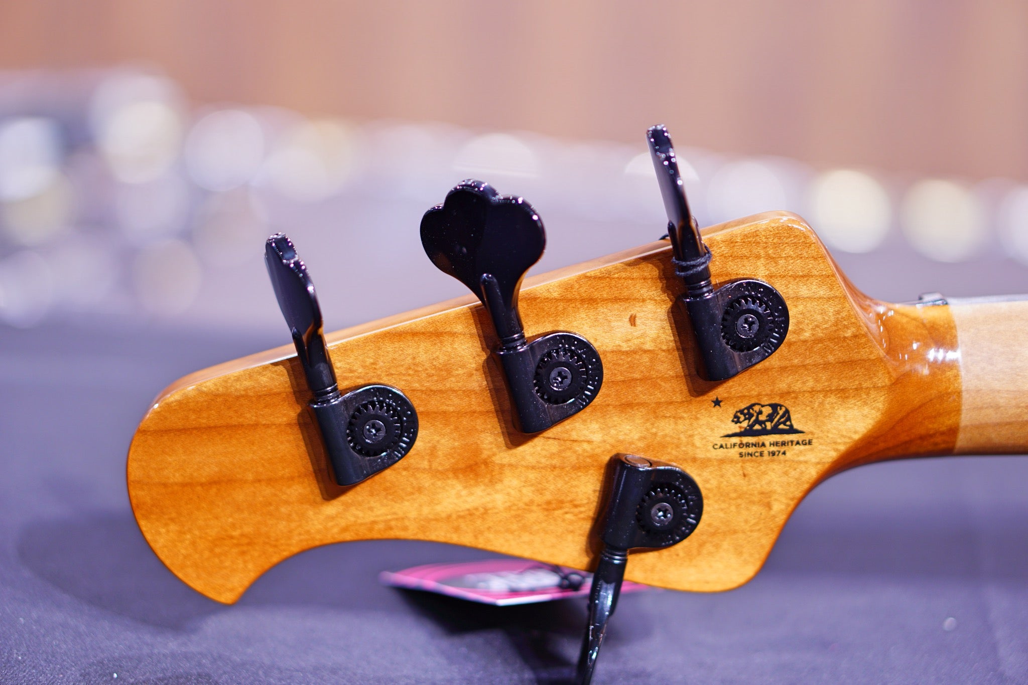 Ernie Ball Music Man StingRay Special 4 H Bass Guitar - Raspberry Burst with Ebony Fingerboard F95360 - HIENDGUITAR Musicman bass