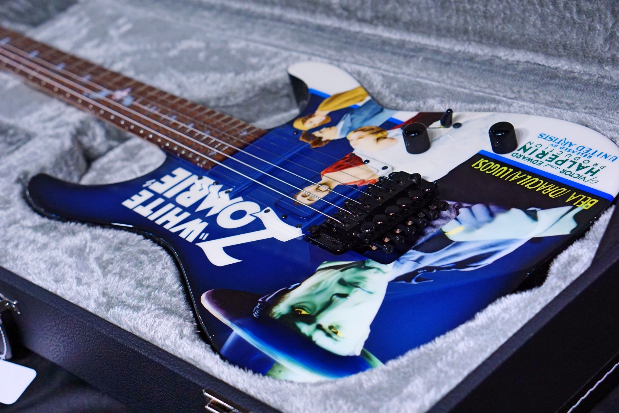 ESP White Zombie Kirk hammett signature - HIENDGUITAR ESP GUITAR