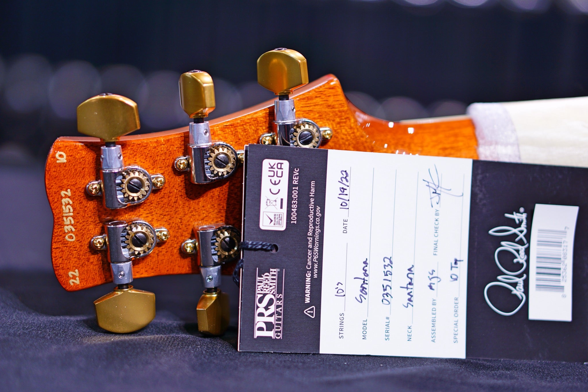 PRS Santana copperhead 10 top 0351532 - HIENDGUITAR PRS GUITAR