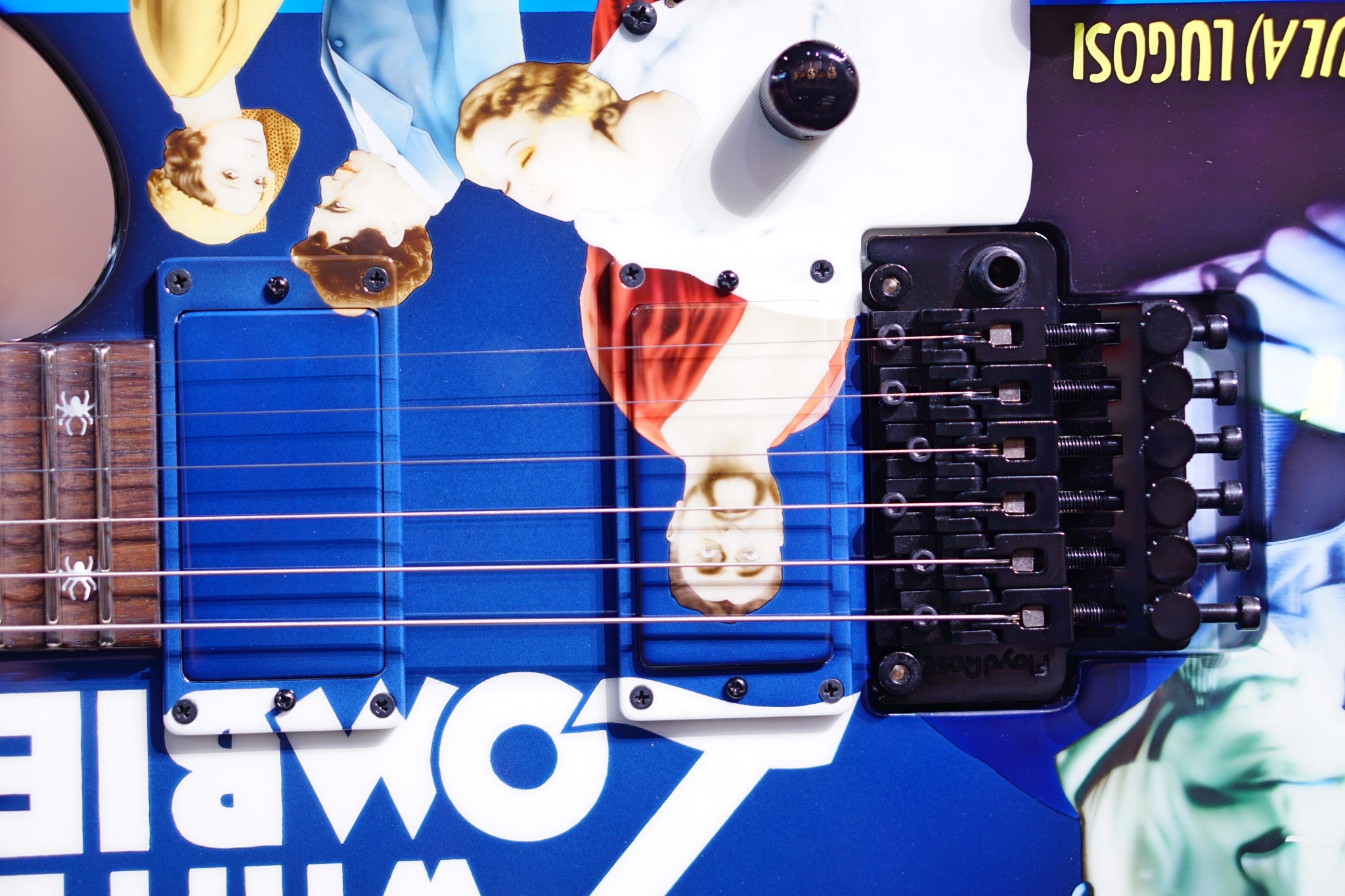 ESP White Zombie Kirk hammett signature - HIENDGUITAR ESP GUITAR