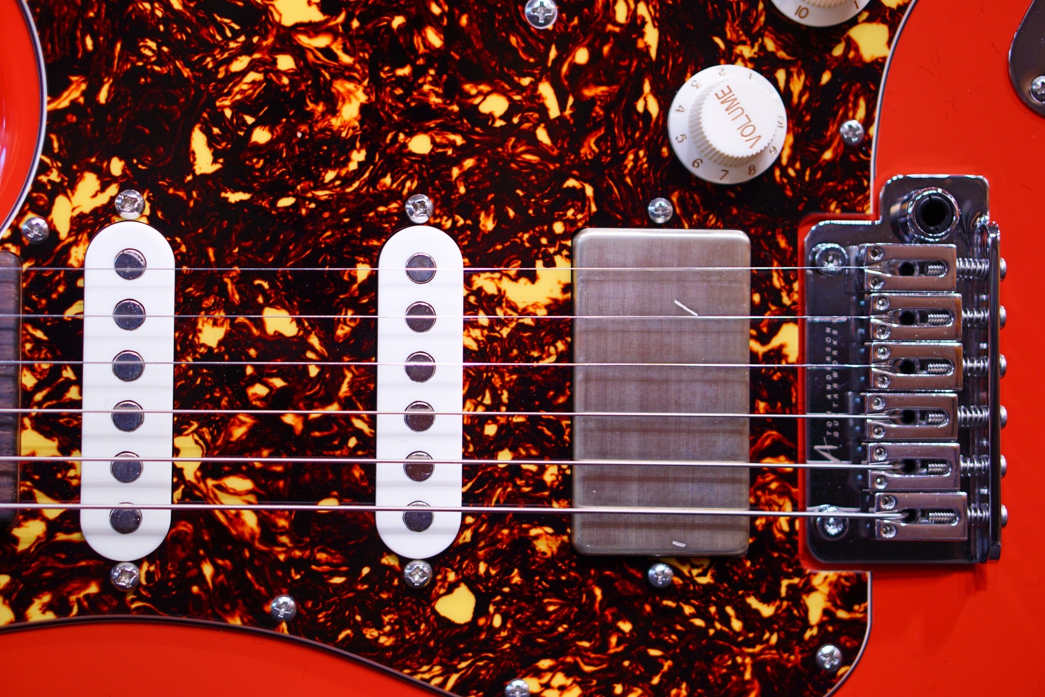 Anderson Icon Classic Fiesta Red 10-04-22A - HIENDGUITAR Anderson GUITAR