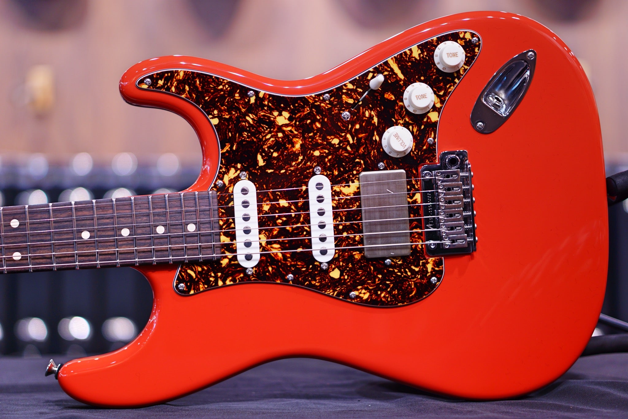 Anderson Icon Classic Fiesta Red 10-04-22A - HIENDGUITAR Anderson GUITAR