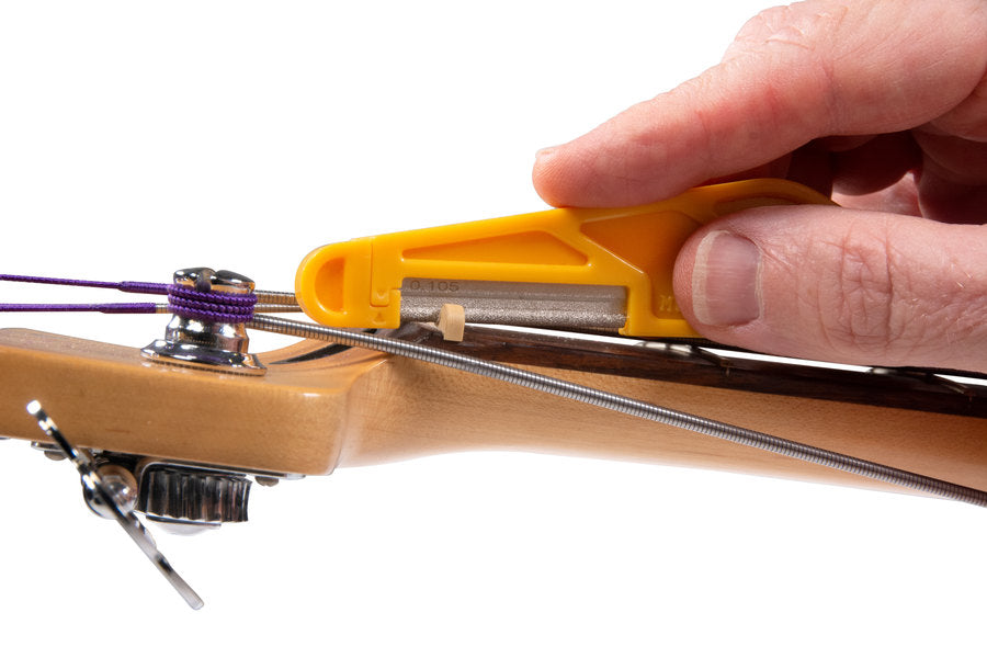 5 pc. Bass Diamond Coated Nut File Set, with Storage Case MN673 - HIENDGUITAR musicnomad Nut file