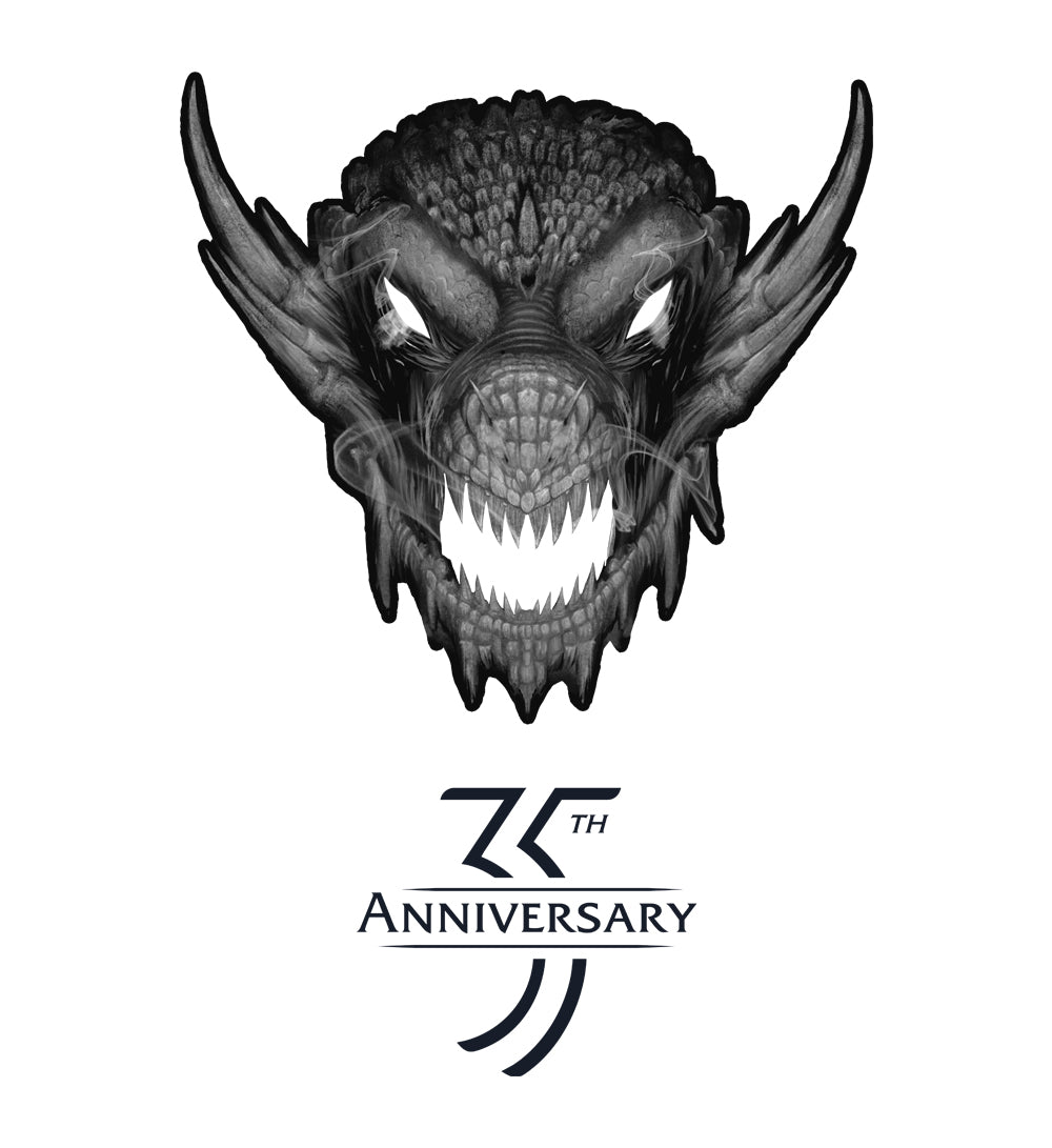 PRS Limited 35th Anniversary Dragon Imperial Pint Glass Set, Set of 4 - HIENDGUITAR PRS