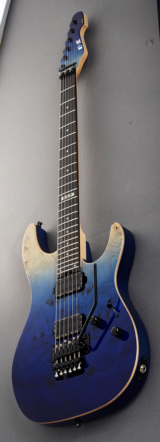 ESP E-II SN-2 BLUE NATURAL FADE Es2685193 - HIENDGUITAR E-II GUITAR