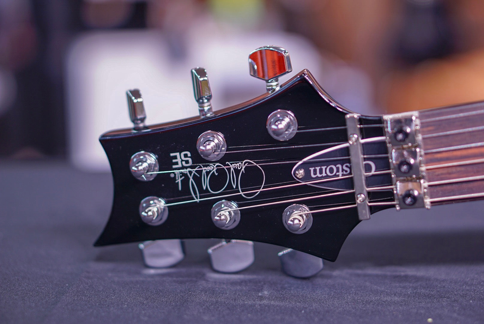 PRS SE Custom 24 Floyd Rose in fire red - HIENDGUITAR PRS SE GUITAR