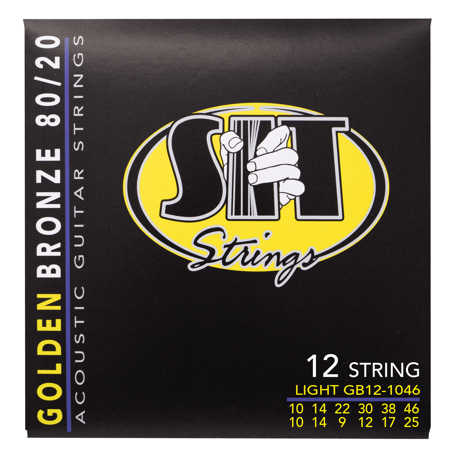 SIT GOLDEN BRONZE 80/20 ACOUSTIC SIT GB121046 12-STRING - HIENDGUITAR.COM